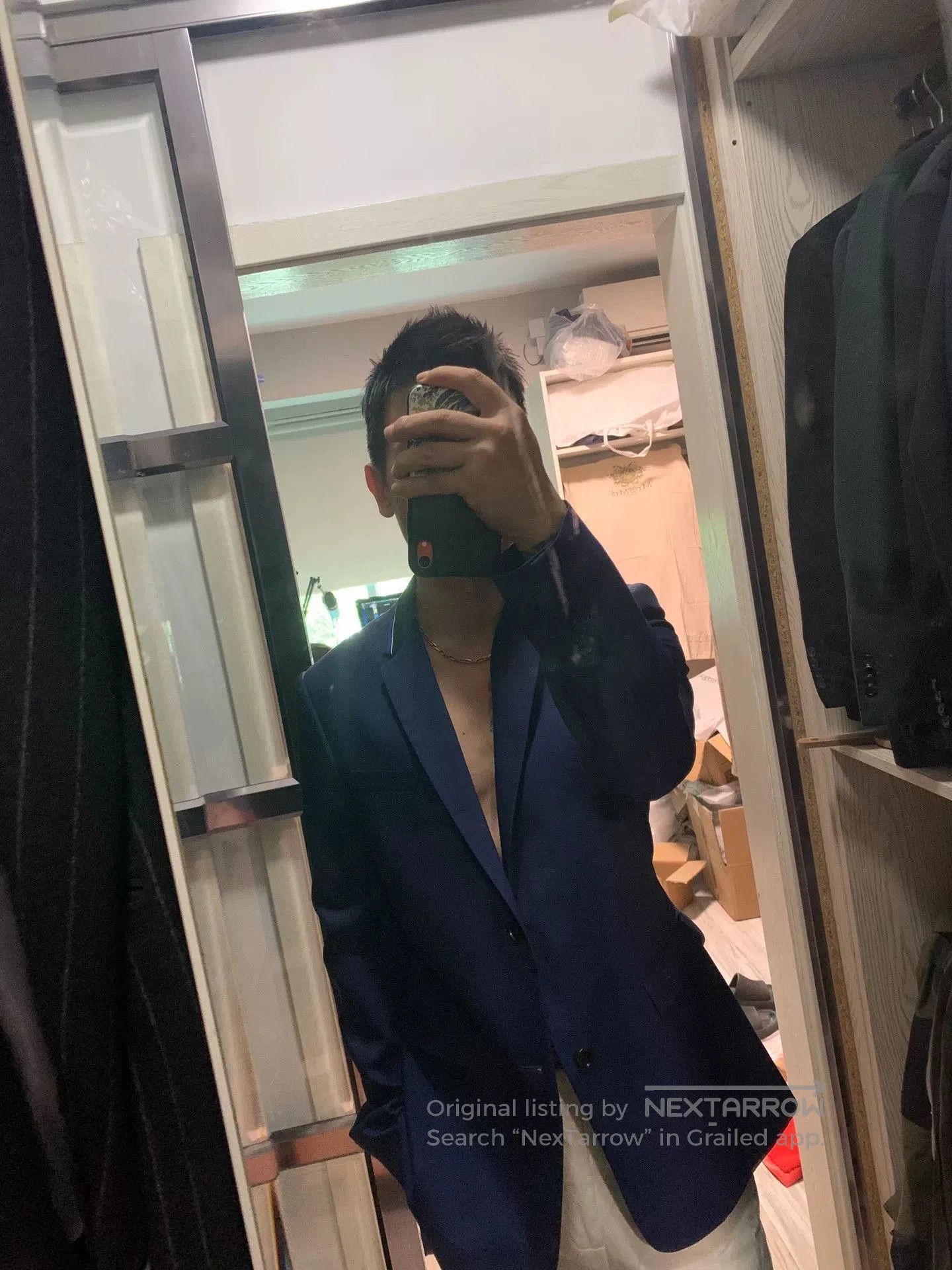 Dior Dior Homme Blue Wool Blazer Size 48. Size US M / EU 48-50 / 2 - 1 Thumbnail