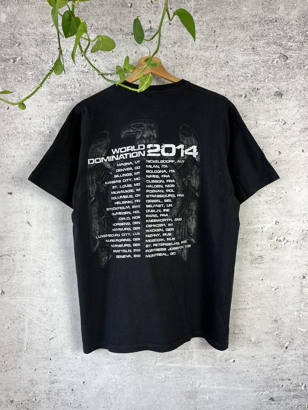 Band Tees × Vintage Slayer - world tour skull merch t-shirt B Size US L / EU 52-54 / 3 - 4 Thumbnail