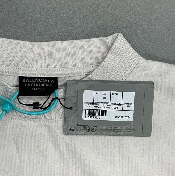 Balenciaga Balenciaga Need for Speed Logo Graphic T. Size US L / EU 52-54 / 3 - 2 Thumbnail