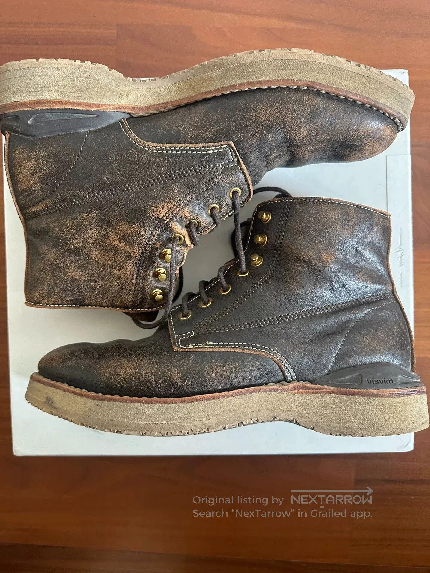 Visvim visvim 22aw virgil boots folk deep brown. Size US 9 / EU 42 - 1 Thumbnail