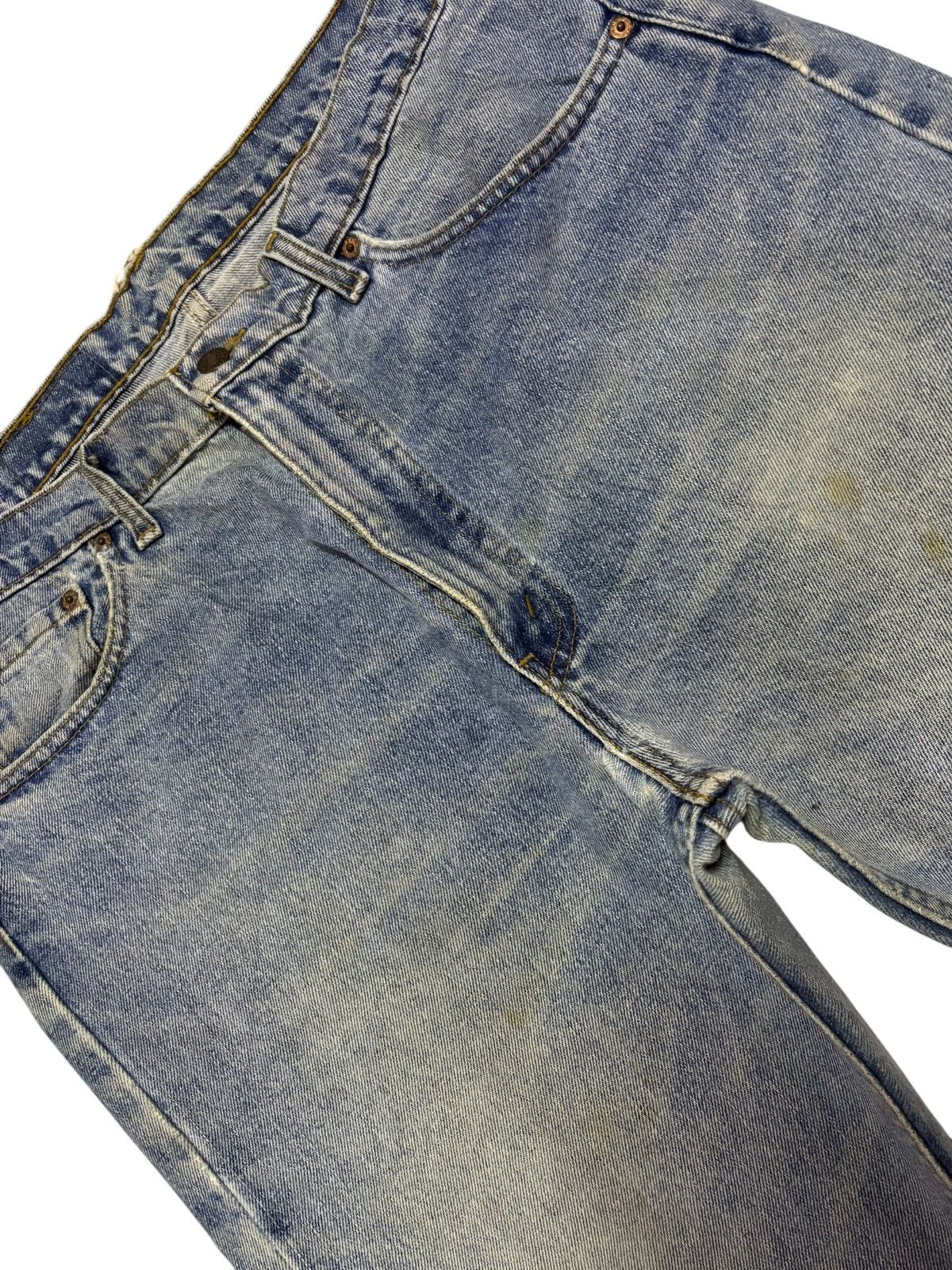 Levi's Vtg 80s Levis 505 Distressed Jeans Size US 36 / EU 52 - 4 Thumbnail