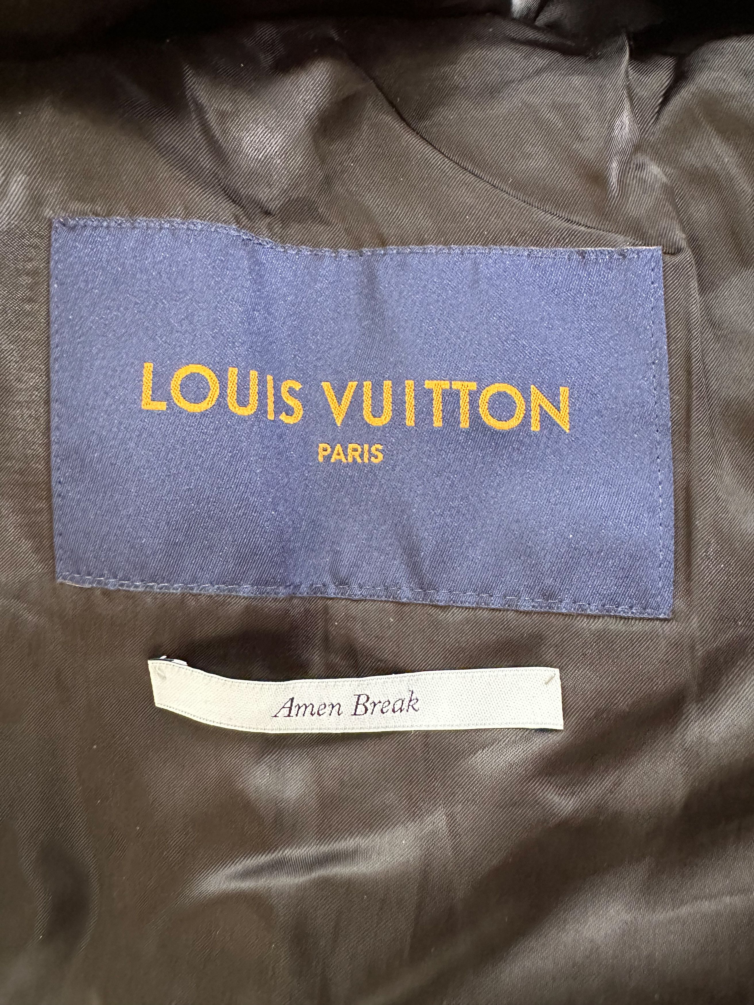 Louis Vuitton Louis Vuitton Black & Yellow Varsity Jacket Size US XXL / EU 58 / 5 - 5 Thumbnail