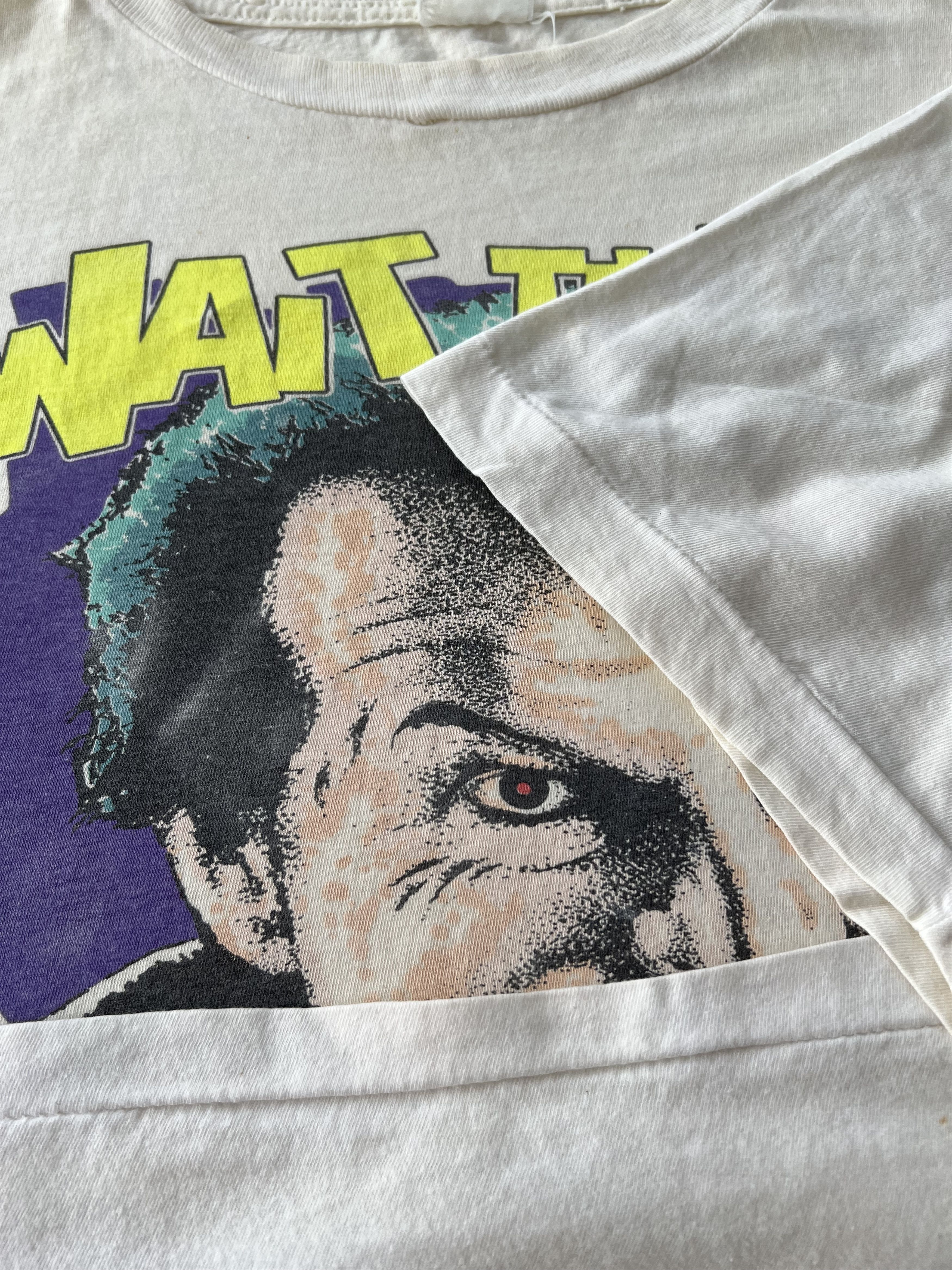 DC Comics Vintage 1989 Joker Jack Nicholson Batman Movie White T-shirt Size US XL / EU 56 / 4 - 6 Thumbnail