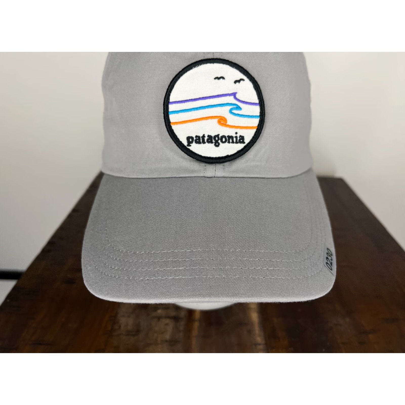 Patagonia Patagonia Hat Cap Strap Back Adult One Size Gray Emroidered 100% Cotton Fitz Roy Baseball Cap Mens One Size Gray Size ONE SIZE - 3 Thumbnail