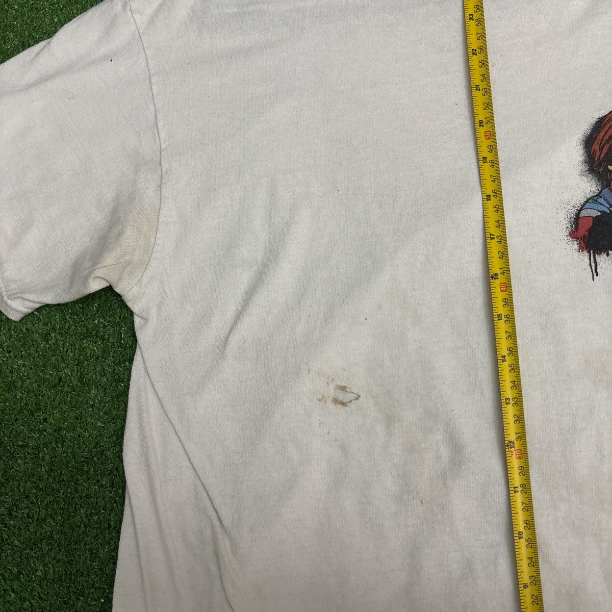 Other Men’s White Distressed ‘Chucky’ Graphic Tee Size US L / EU 52-54 / 3 - 5 Thumbnail