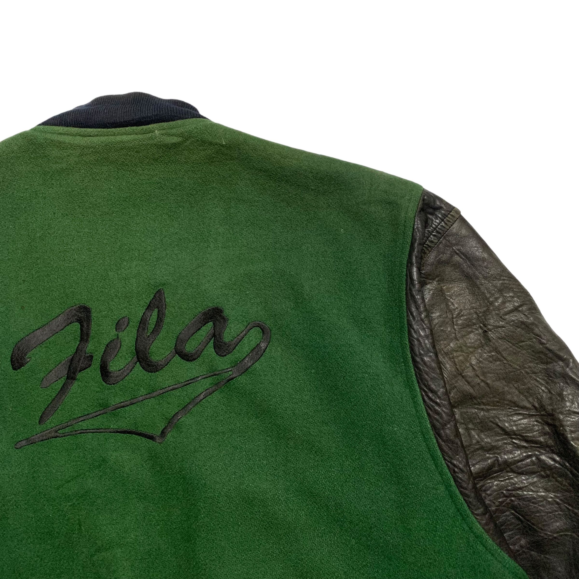 Fila Vintage Fila Spellout Varsity Jacket Size US XXL / EU 58 / 5 - 13 Thumbnail