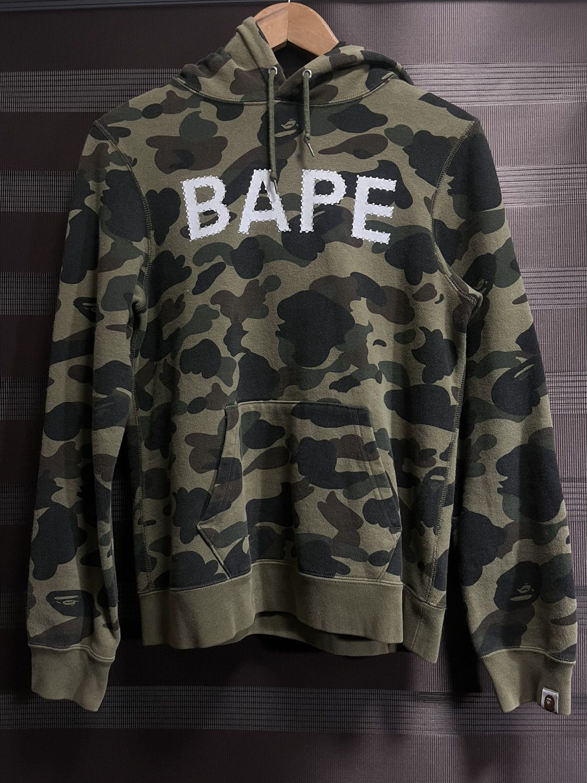 Bape BAPE X SWAROVSKI GREEN CAMO HOODIE Size S / US 4 / IT 40 - 6 Thumbnail