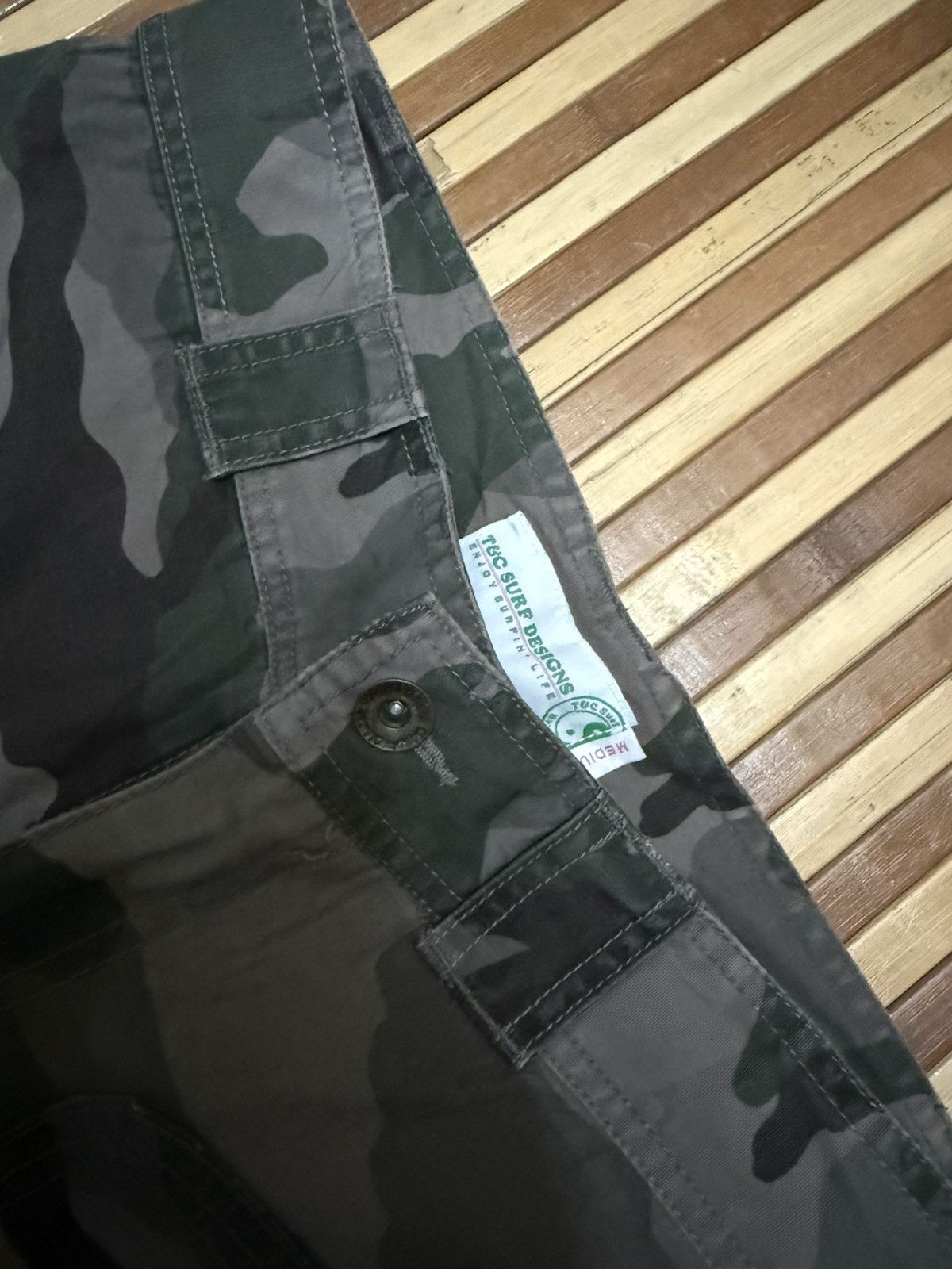 Japanese Brand T&C Surf Design Camouflage Japanese brand Cargo Pants Unisex Size US 28 / EU 44 - 5 Thumbnail