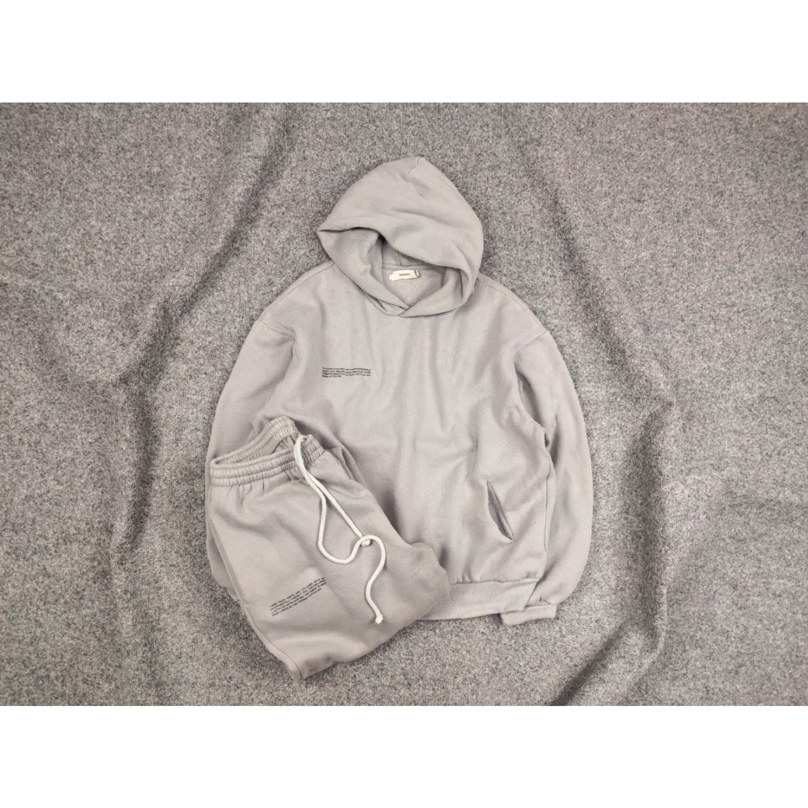 Pangaia Pangaia Tracksuit Hoodie Pants Organic Cotton Unisex Gray S Set Size US S / EU 44-46 / 1 - 2 Thumbnail