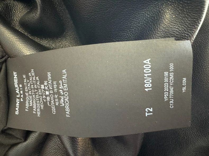Saint Laurent Paris Saint Laurent Paris Saint Laurent Paris Black sheepskin ja Size US XL / EU 56 / 4 - 5 Thumbnail