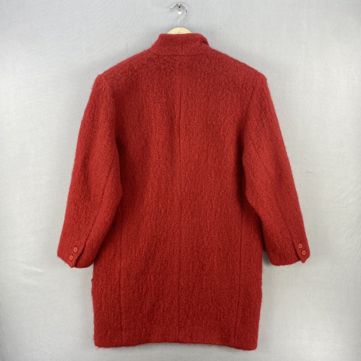 Gap Vintage Mohair Long Coat Jacket Size S / US 4 / IT 40 - 4 Thumbnail