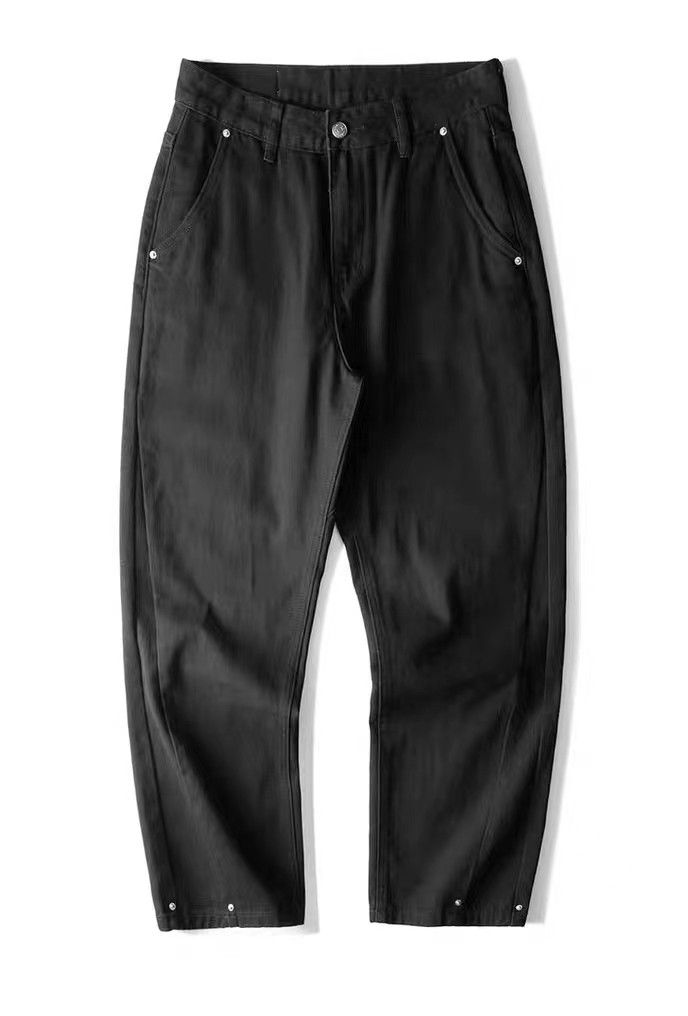 Japanese Brand × Jean Vintage Street Loose Casual Black Jeans Size US 34 / EU 50 - 6 Thumbnail