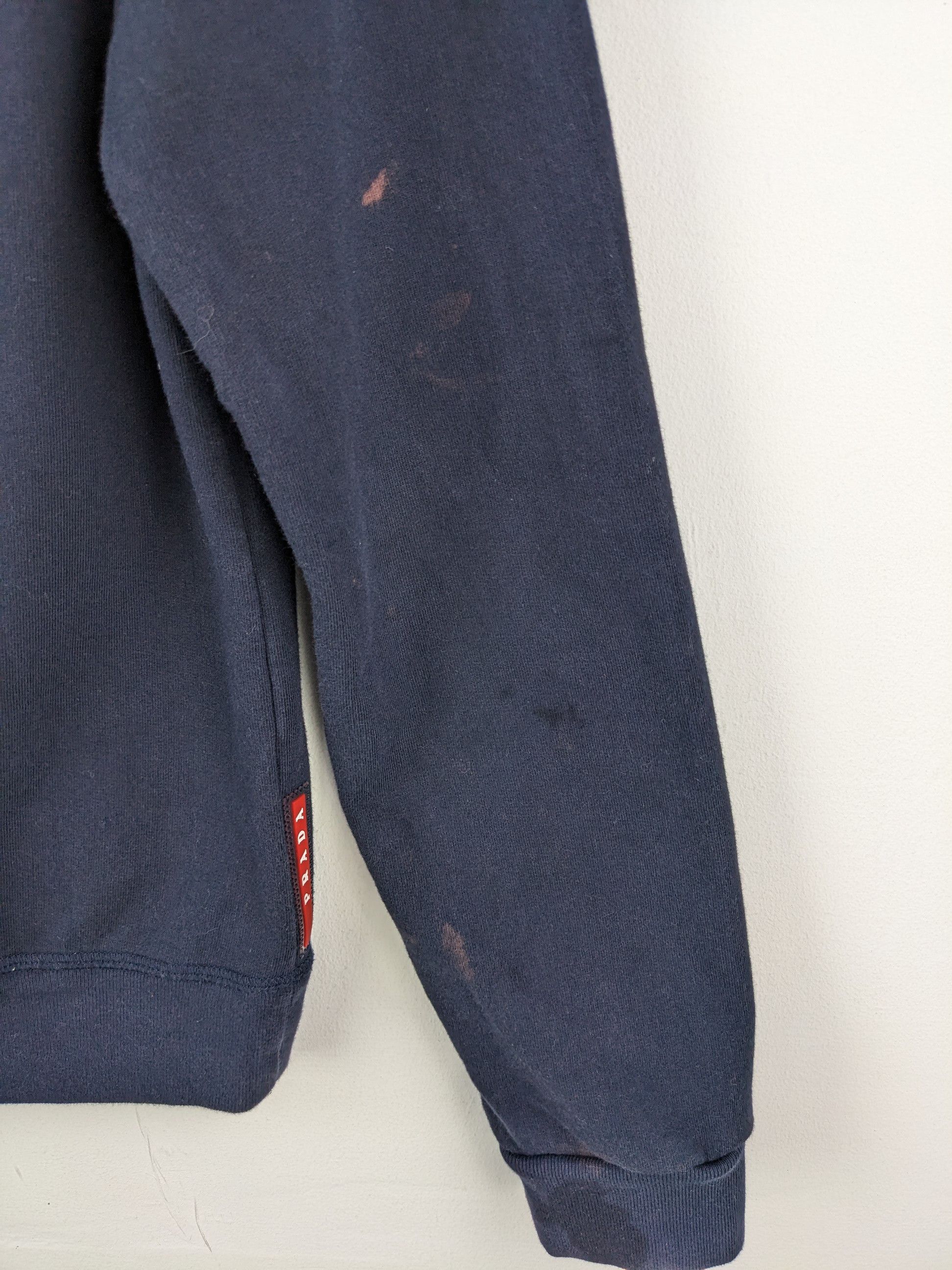 Prada Prada Hoodie Plain Zipper Jacket Size US XS / EU 42 / 0 - 16 Thumbnail