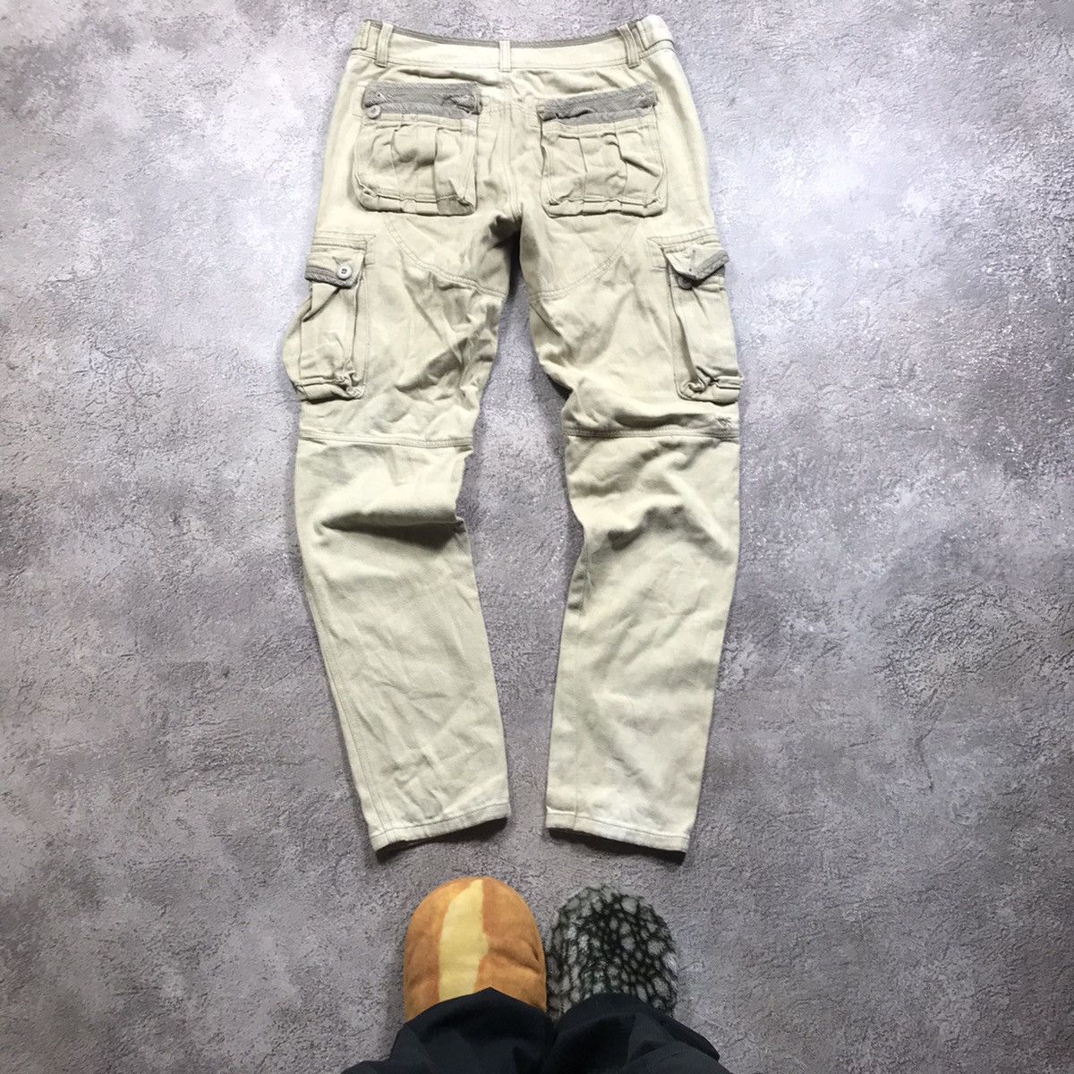 Vintage Vintage 90s Japanese Baggy Cargo Pants Parachute Grunge 28 Size US 28 / EU 44 - 6 Thumbnail