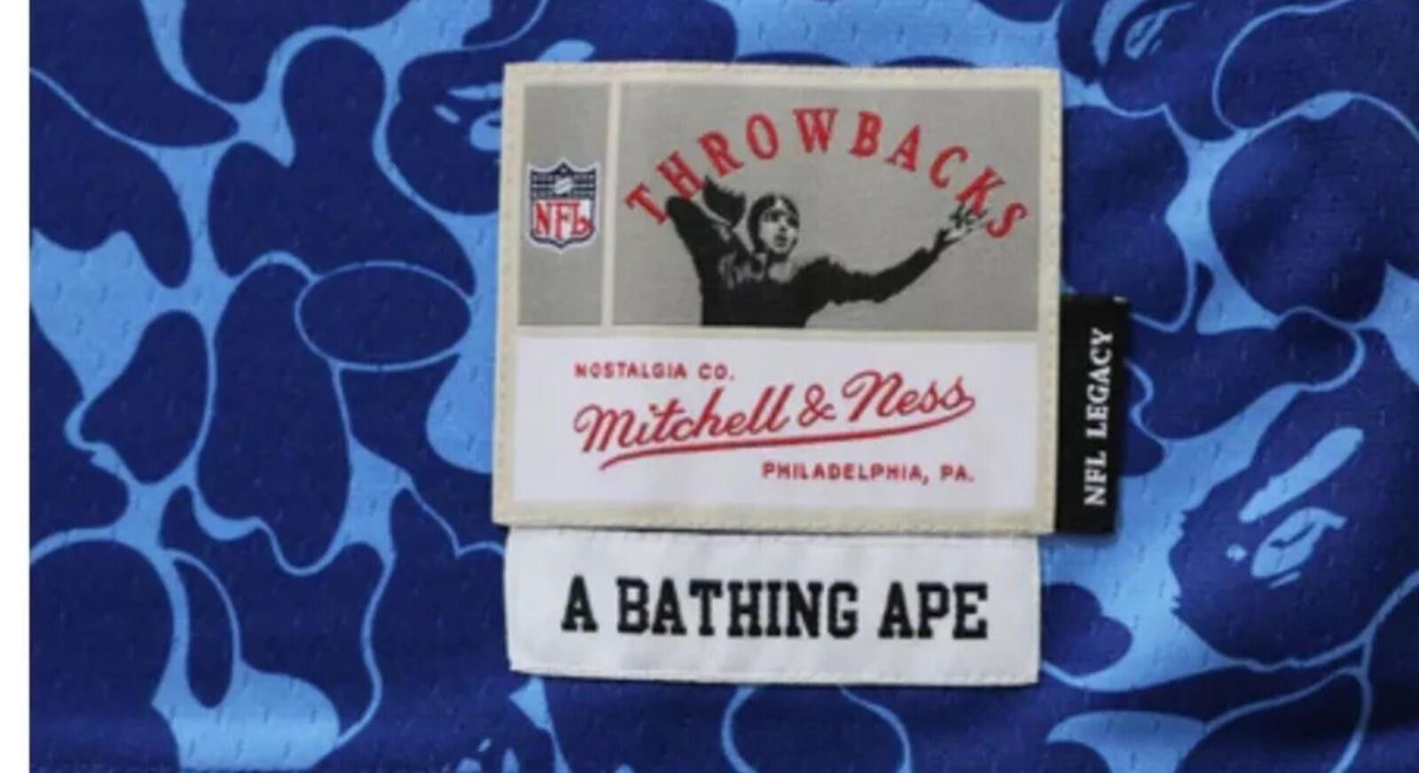Bape BAPE x Mitchell & Ness x NFL New York Giants ABC Jersey 3XL Size US XXL / EU 58 / 5 - 4 Thumbnail
