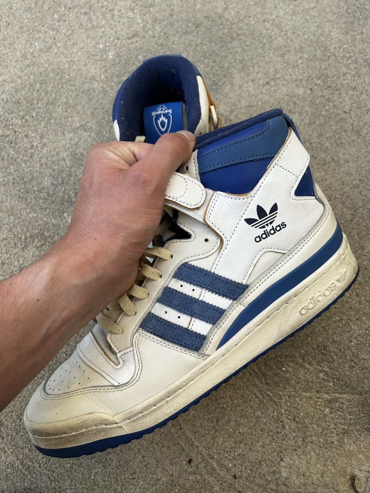 Adidas Adidas Forum 84 High (Star Lord) Size US 11 / EU 44 - 7 Thumbnail