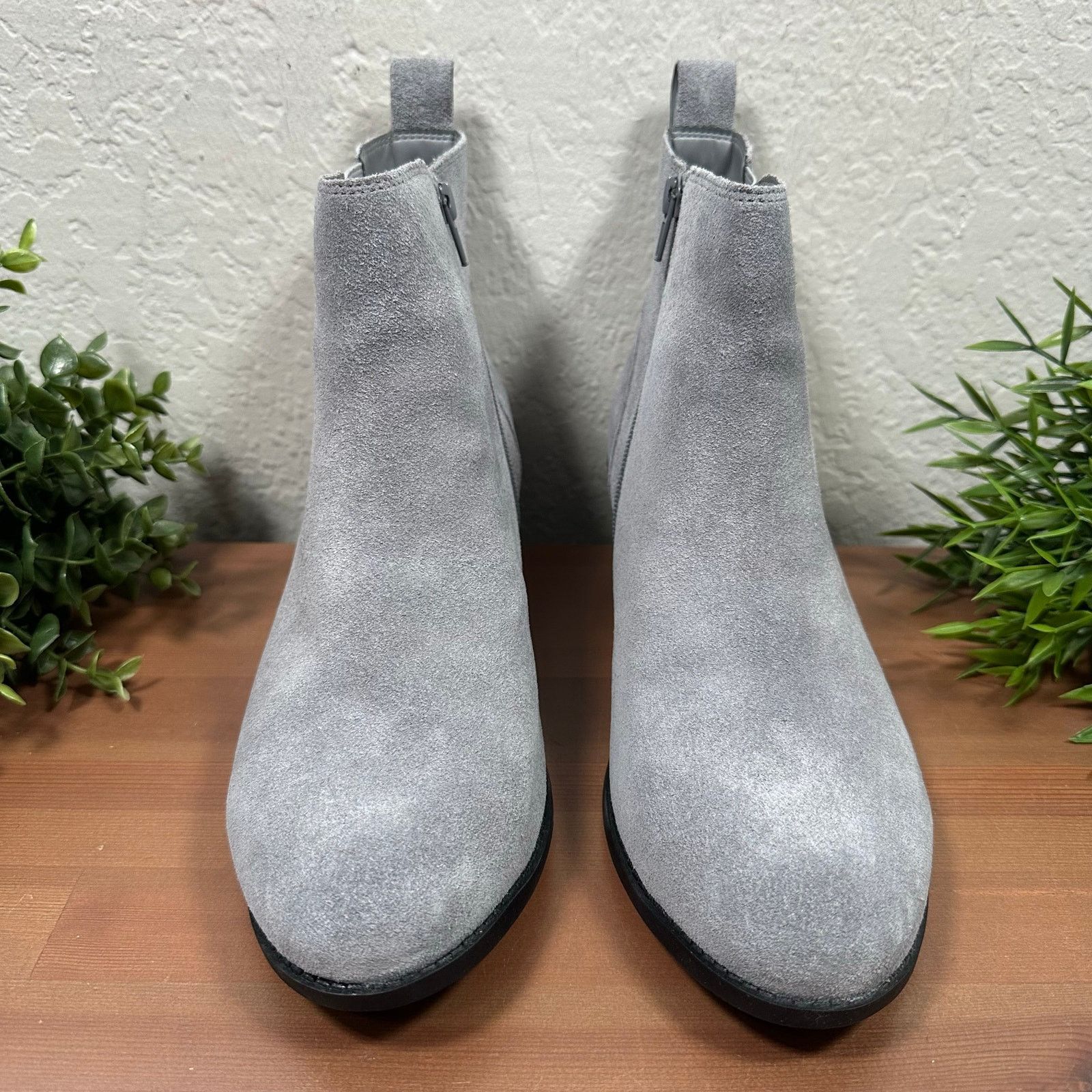 Vionic Vionic Roseland Water-Repellent Suede Ankle Boots Size 11W Size US 11 / IT 41 - 3 Thumbnail