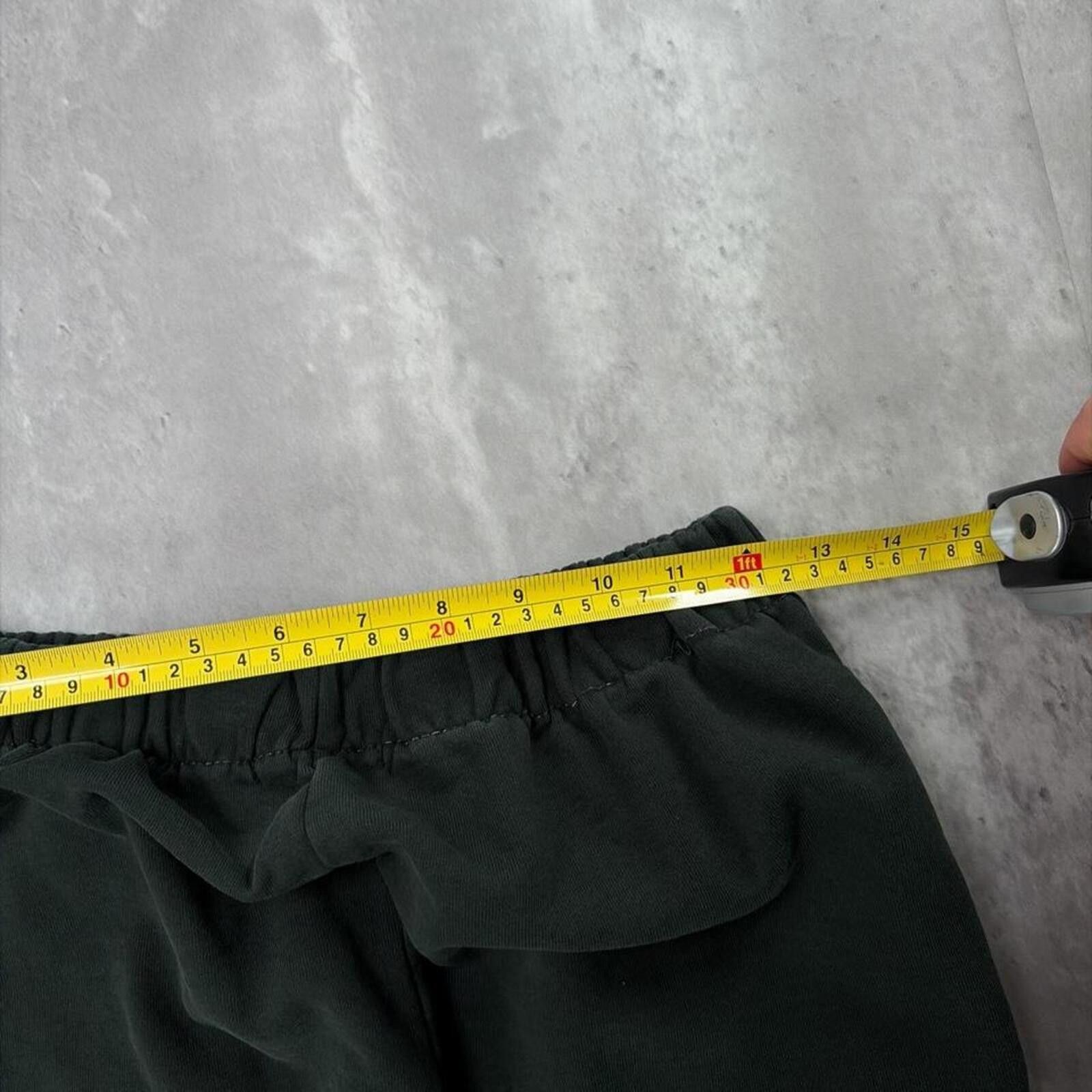 Other Y2K Green Brandy Melville Grunge Baggy Cuffed Sweatpants Size 30" / US 8 / IT 44 - 6 Thumbnail