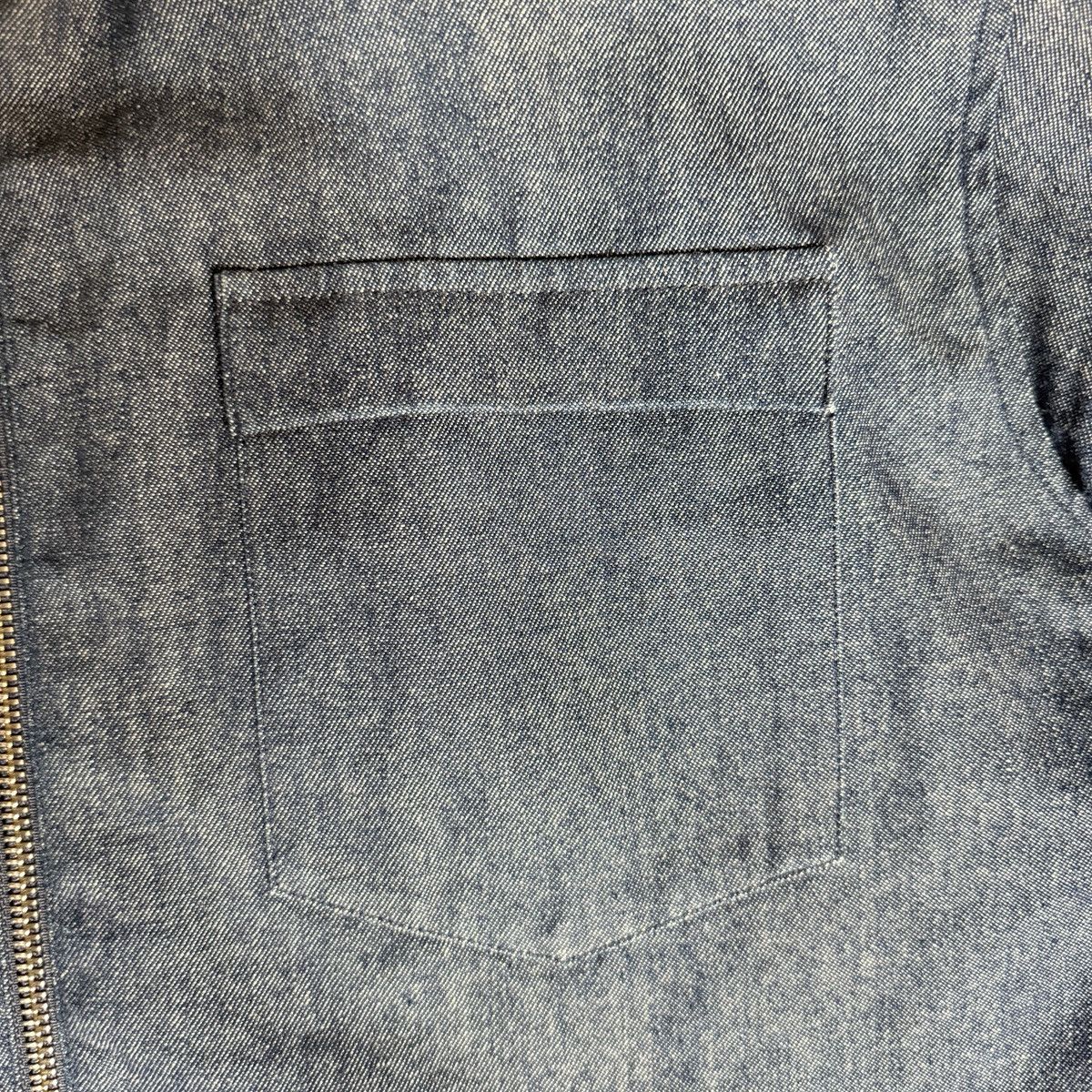 Our Legacy SS15 Our Legacy Shirting Denim Zip Mother of Pearl Medium Size US M / EU 48-50 / 2 - 4 Thumbnail