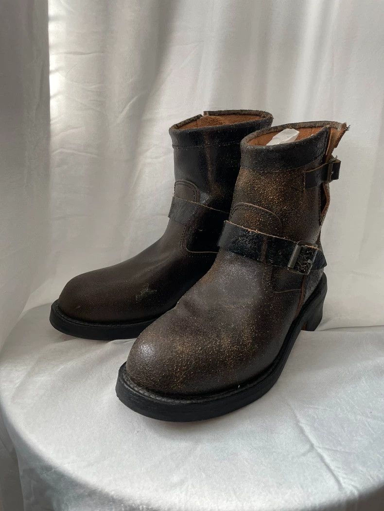 Junya Watanabe Junya Watanabe Medieval women's brown leather engineer boot Size US 7.5 / IT 37.5 - 1 Thumbnail