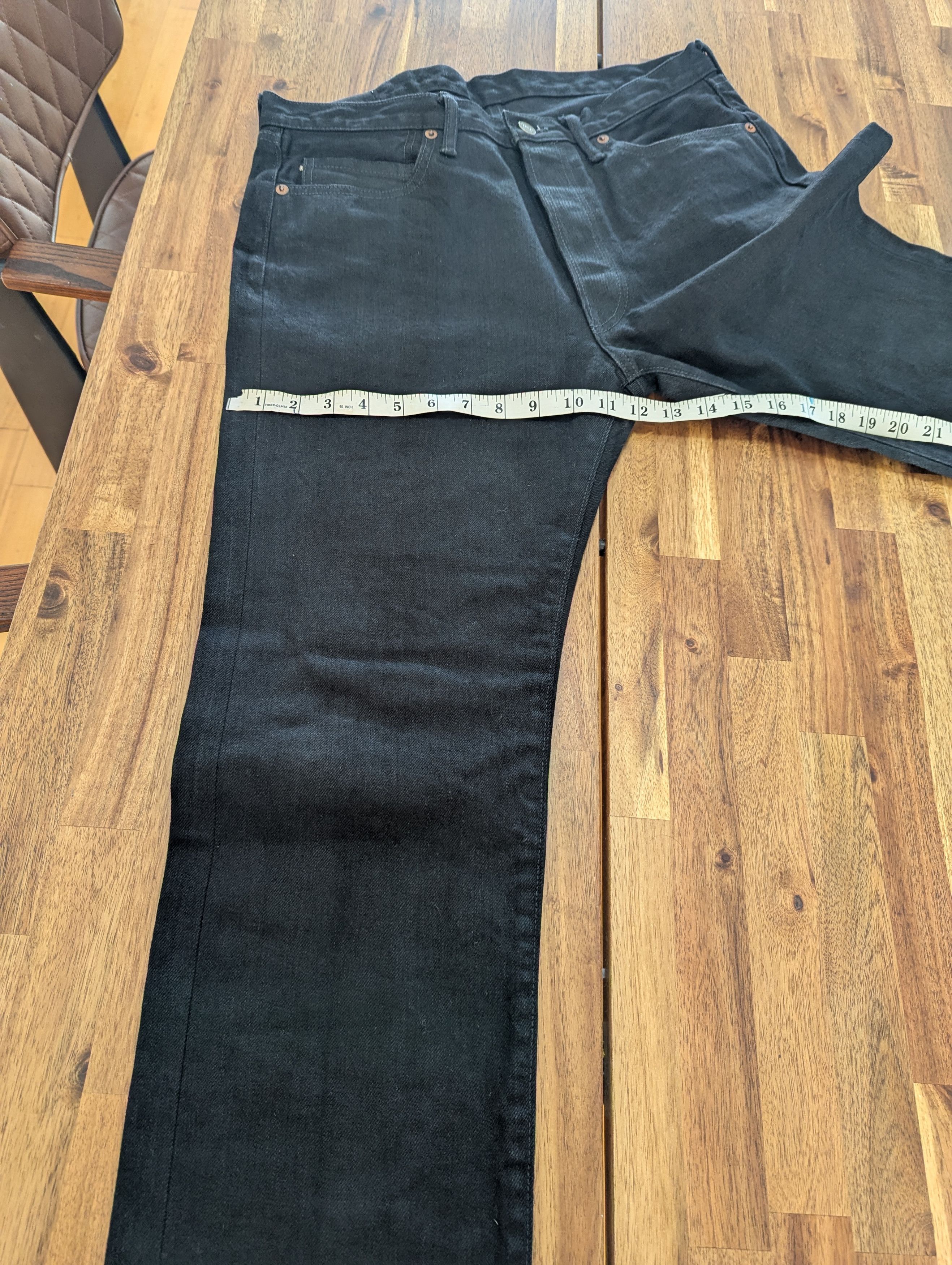 The Real McCoy's Black selvedge denim jeans 33 Size US 33 - 5 Thumbnail
