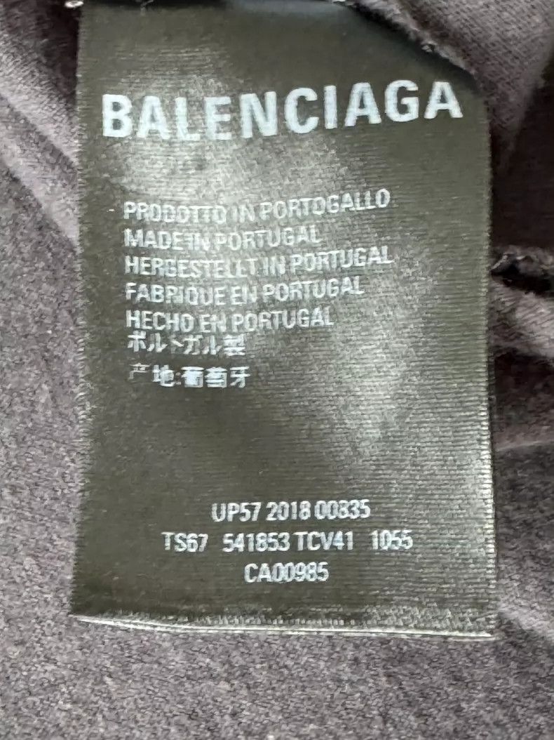 Balenciaga Balenciaga Logo Embroidered Crew Neck Short Sleeve T-Shirt Size US XS / EU 42 / 0 - 5 Thumbnail