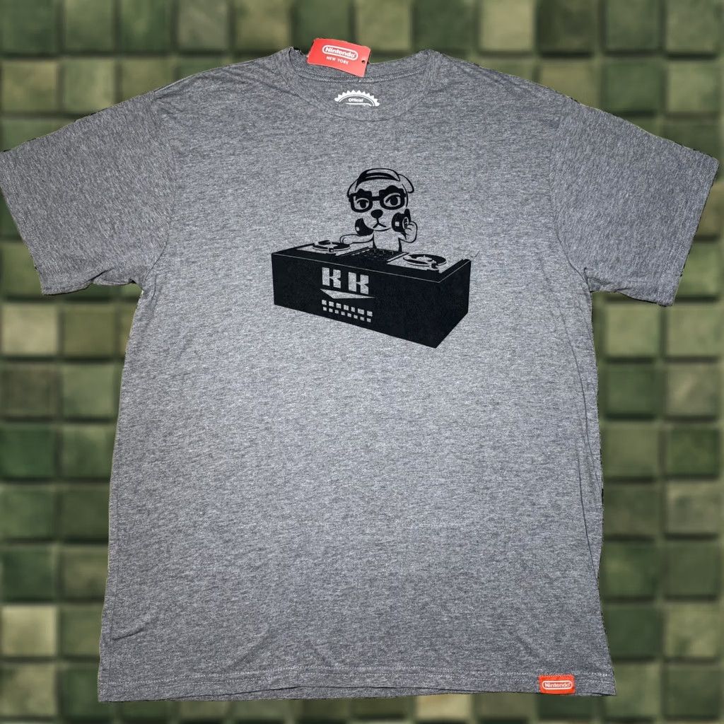 Nintendo NEW Nintendo New York Animal Crossing DJ K.K. Slider T Shirt Mens 2XL Grey Shirt Size US XXL / EU 58 / 5 - 1 Thumbnail