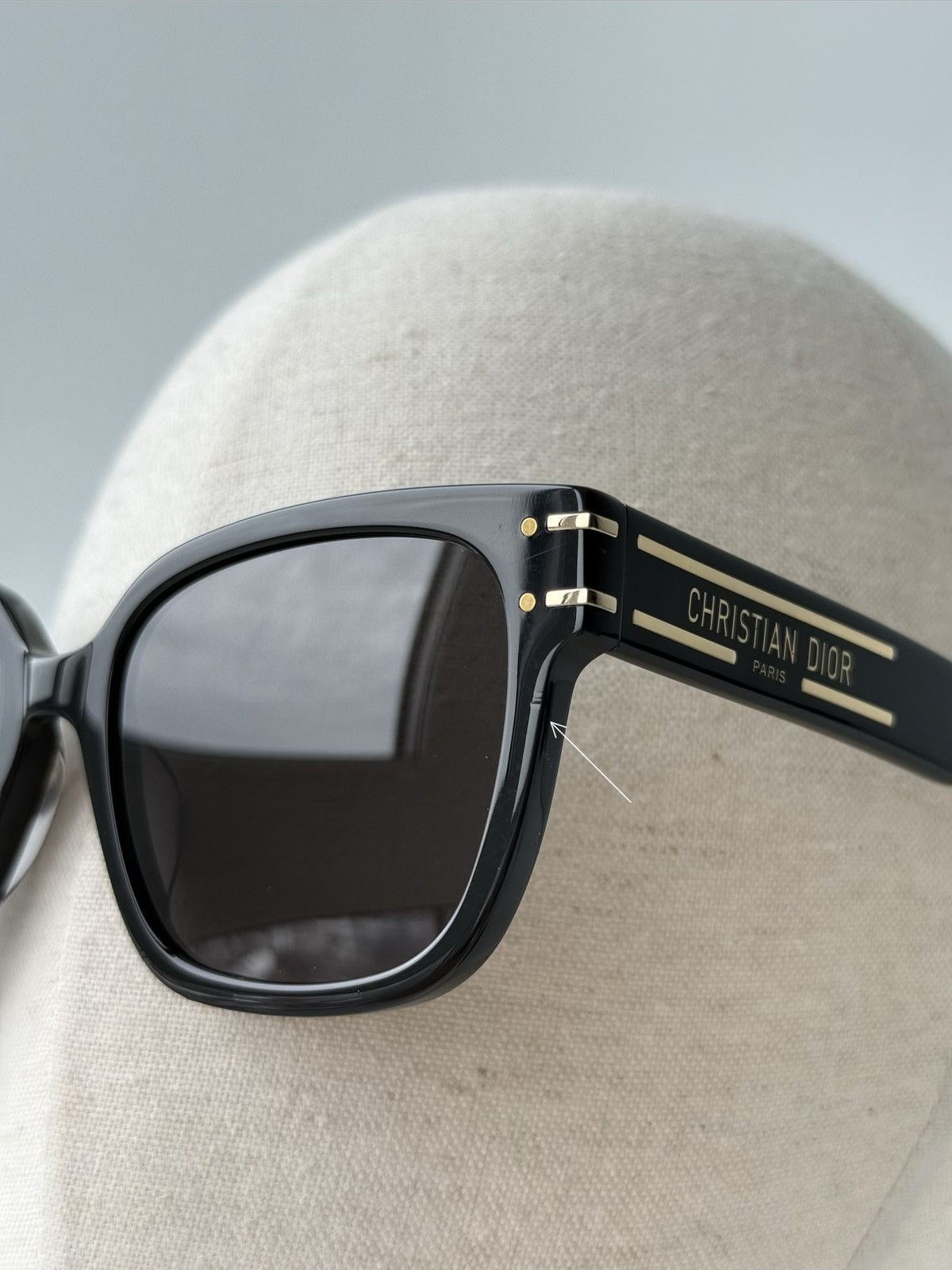 Dior Christian Dior DIORSIGNATURE S7FBlack Square Sunglasses Size ONE SIZE - 11 Thumbnail