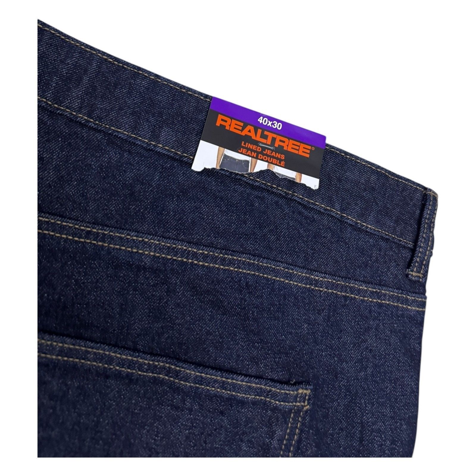 Realtree REALTREE Flannel-Lined Work Denim Pants Jeans Mens 38x32 Size US 38 / EU 54 - 4 Thumbnail
