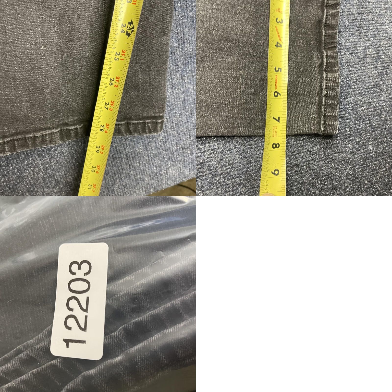 DKNY DKNY Jeans Mens 40x32 Gray Duane Straight Fit Denim Straight Leg Pants Casual Shirt Hat? Size US 40 / EU 56 - 8 Thumbnail