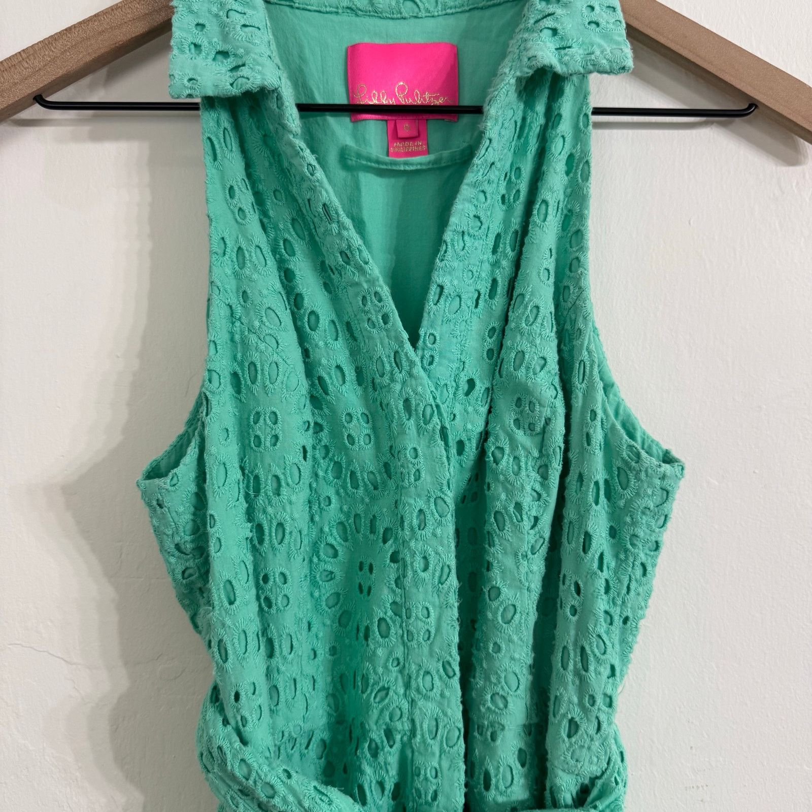 lilly pulitzer green eyelet dress Lilly Pulitzer Hadly Short Sleeve Smocked Maxi Dress