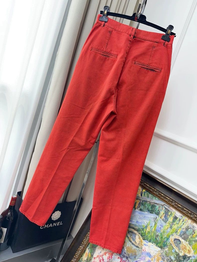 Other Chanel 20s spring and summer red old vintage jeans Size 25" / US 0 / IT 36 - 2 Thumbnail
