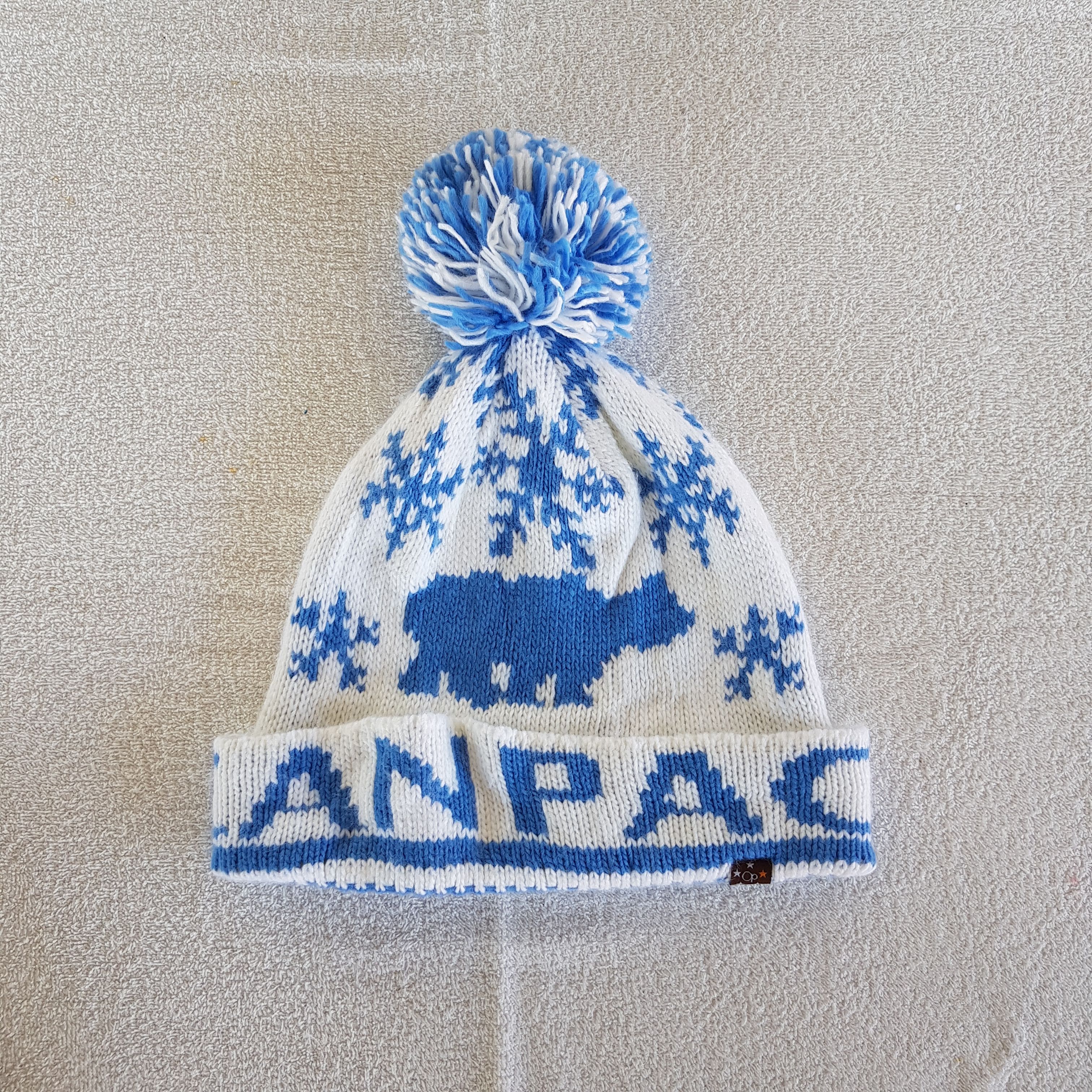 Ocean Pacific Vintage Ocean Pacific Beanie Pom Pom Knit Snow Caps Hats Size ONE SIZE - 5 Thumbnail