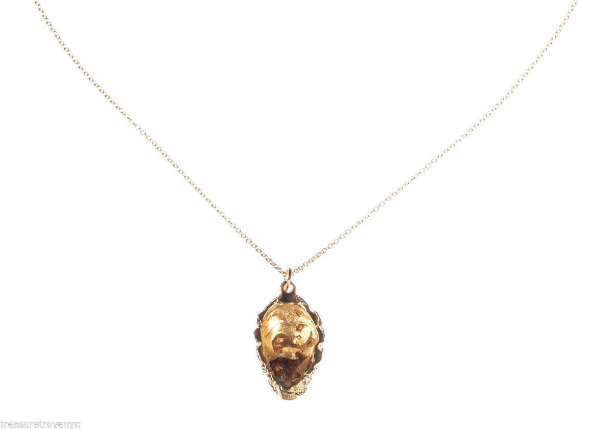 Designer 18 kt Gold Plated over Brass Etruscan Lion Pendant Necklace Size ONE SIZE - 5 Thumbnail