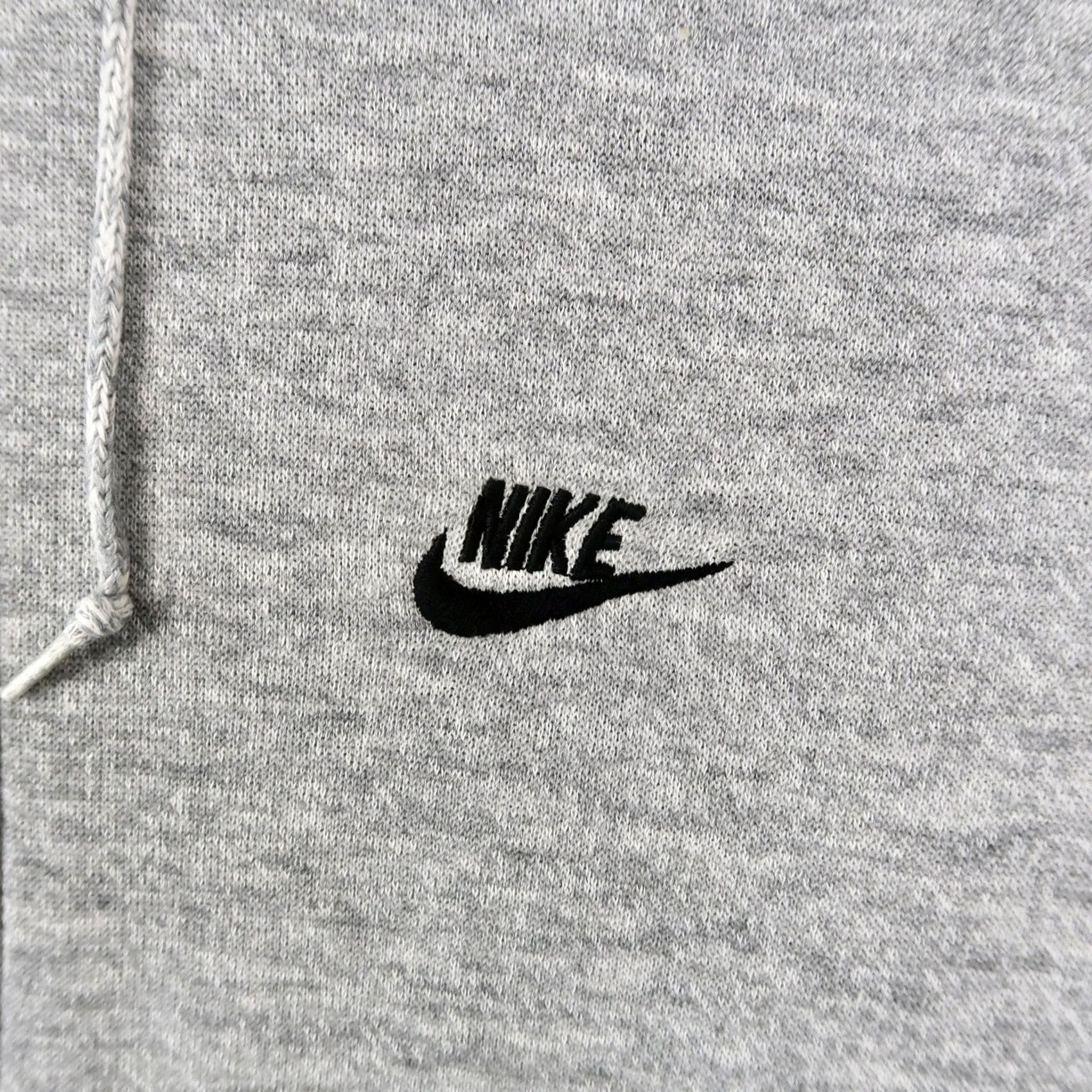 Nike VINTAGE Nike Hoodie Adult S Small Gray Full Zip Embroidered Logo Made in USA 80s Mens Size US S / EU 44-46 / 1 - 4 Thumbnail