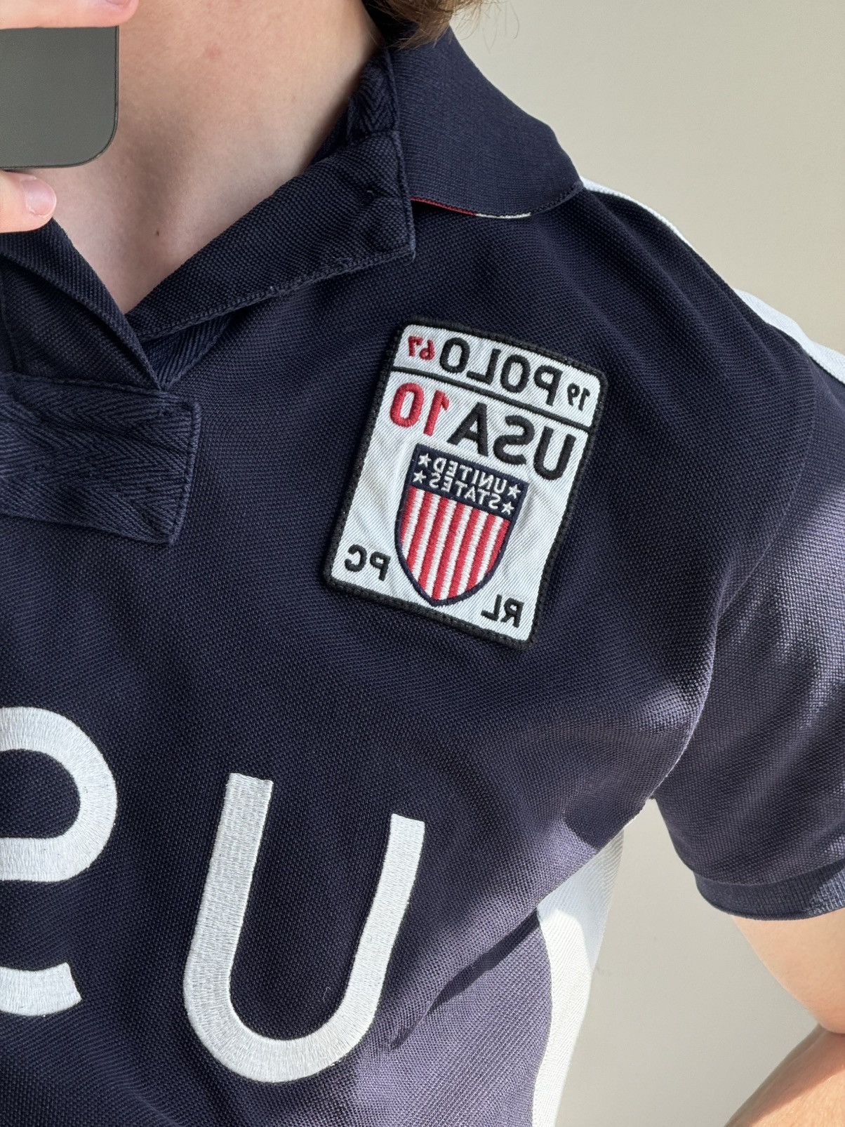 Polo Ralph Lauren Rare Ralph Lauren USA Polo T Shirt Tee Chief Keef New York Size US L / EU 52-54 / 3 - 12 Thumbnail