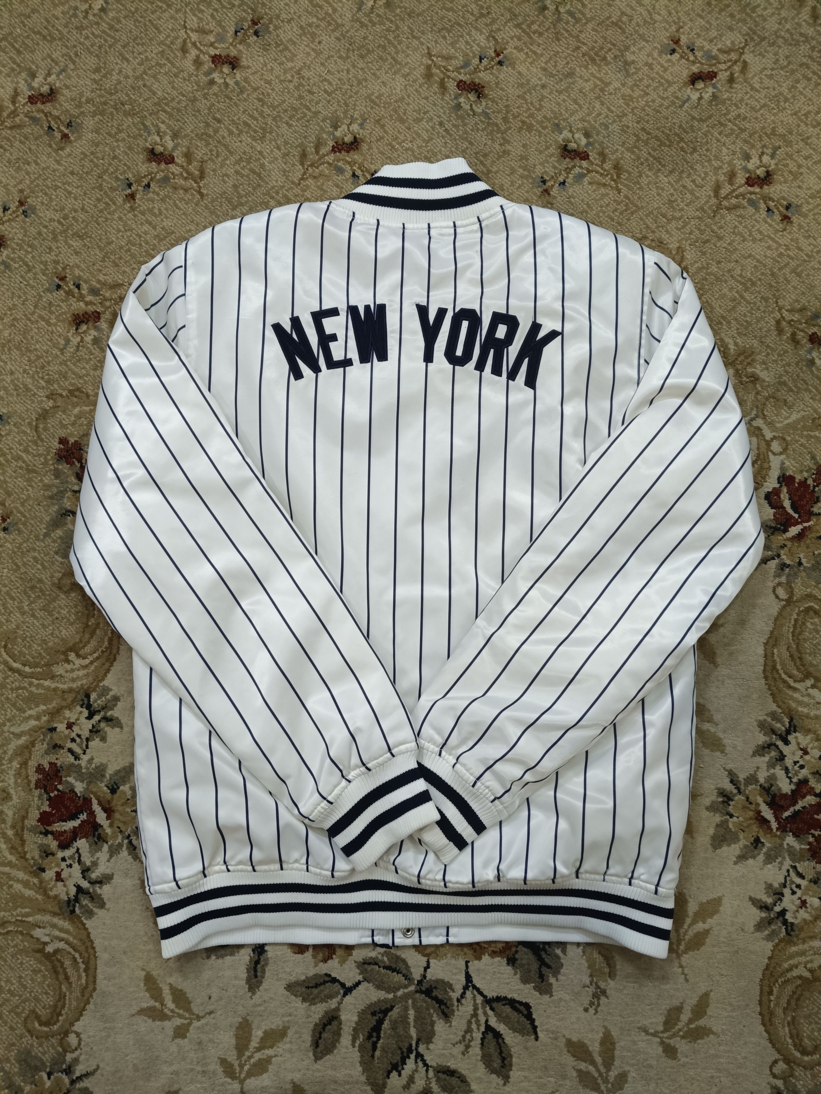 MLB × Majestic NY Stripes Jacket Size US XL / EU 56 / 4 - 9 Thumbnail