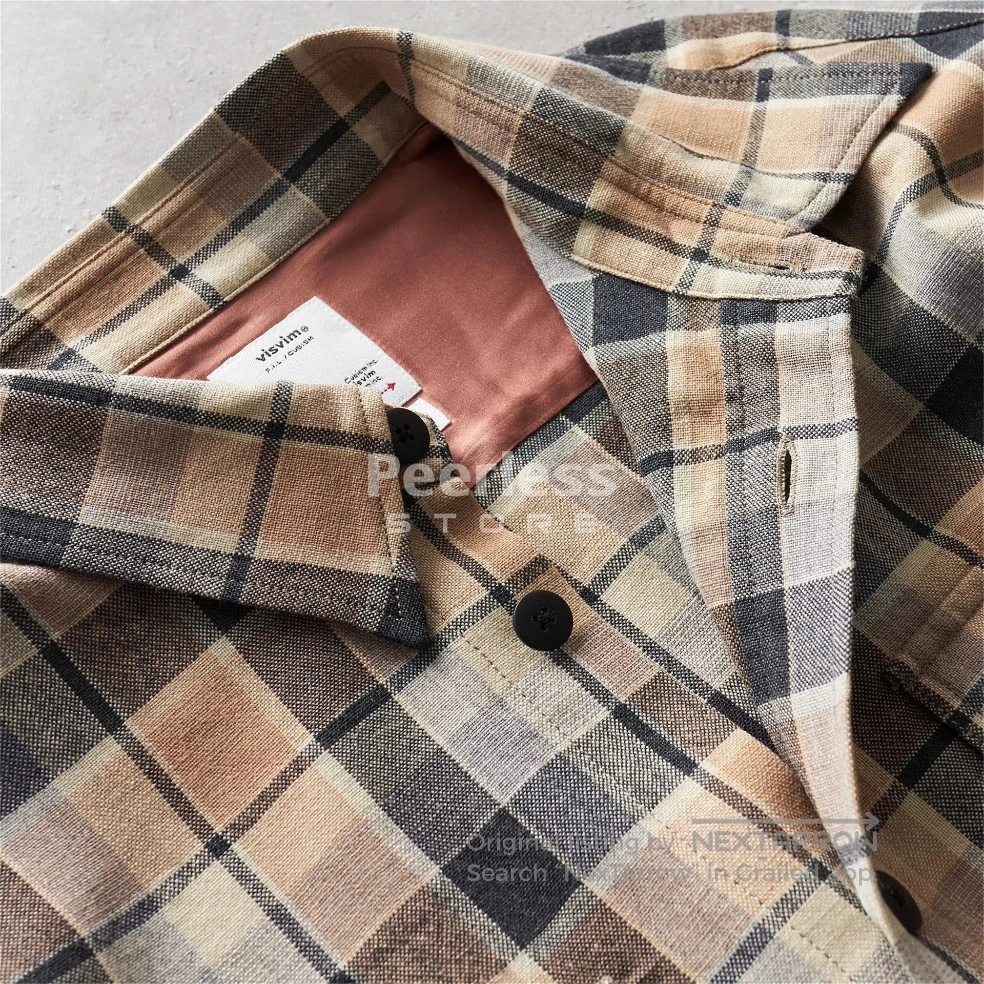 Visvim VISVIM Lumber Check Wool-Linen Shirt. Size US M / EU 48-50 / 2 - 3 Thumbnail