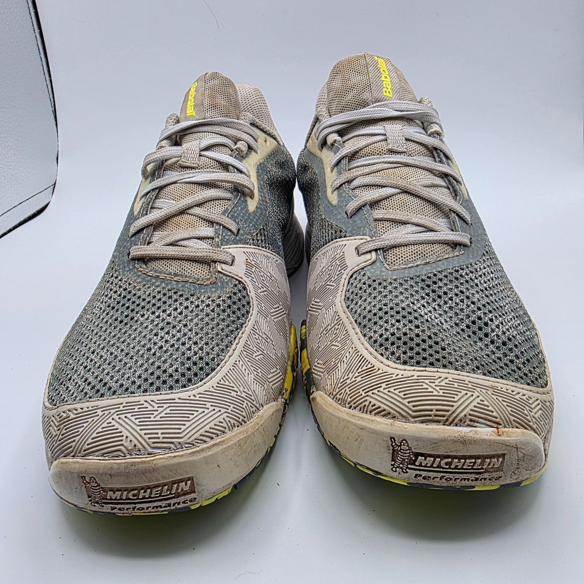 Other Babolat Jet Tere All Court Mens Size 9.5 Gray Yellow Tennis Size US 9.5 / EU 42-43 - 2 Thumbnail