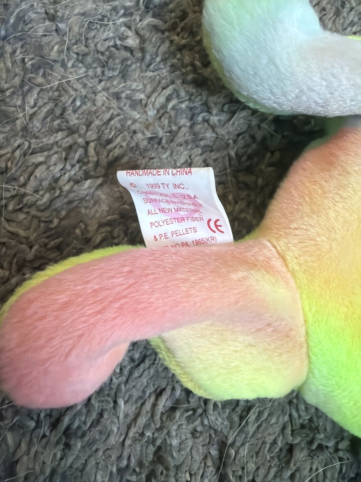 Vintage 1999 Ty Sammy Beanie Baby Size ONE SIZE - 7 Thumbnail