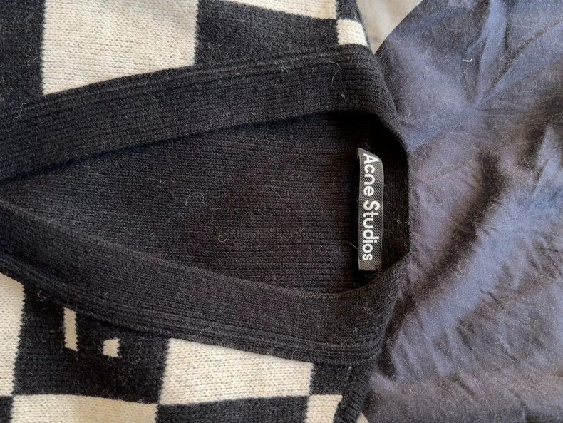 Acne Studios acne studios Checkerboard knit sweater 2502-Nextarrow Size US XXS / EU 40 - 3 Thumbnail