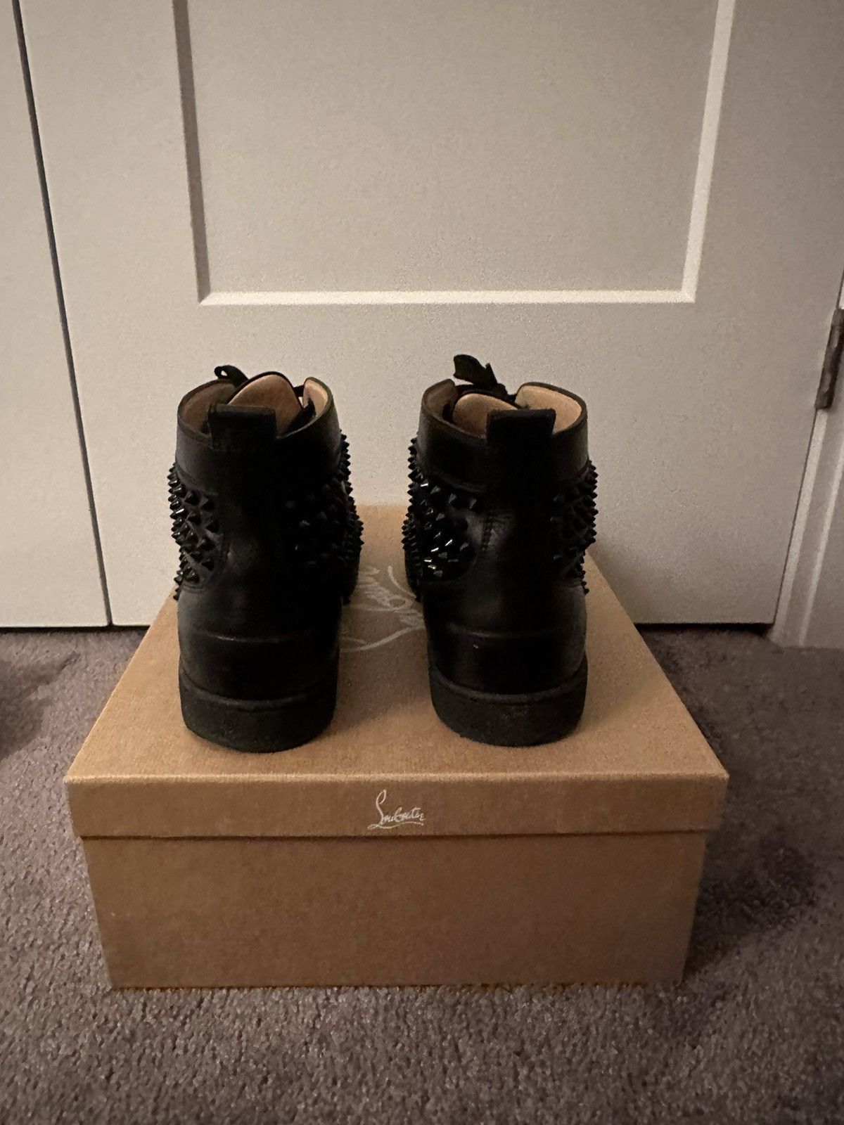 Christian Louboutin Christian Louboutin red bottoms spikes Size US 11 / EU 44 - 5 Thumbnail