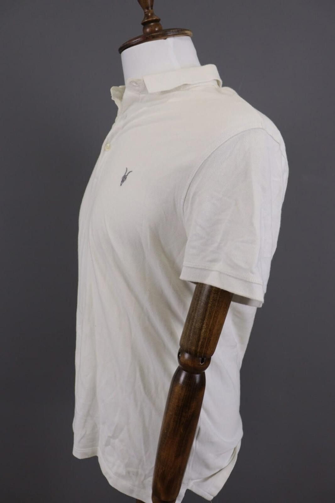 Allsaints AllSaints White Short Sleeve Summer Polo Shirt Size M Size US M / EU 48-50 / 2 - 6 Thumbnail