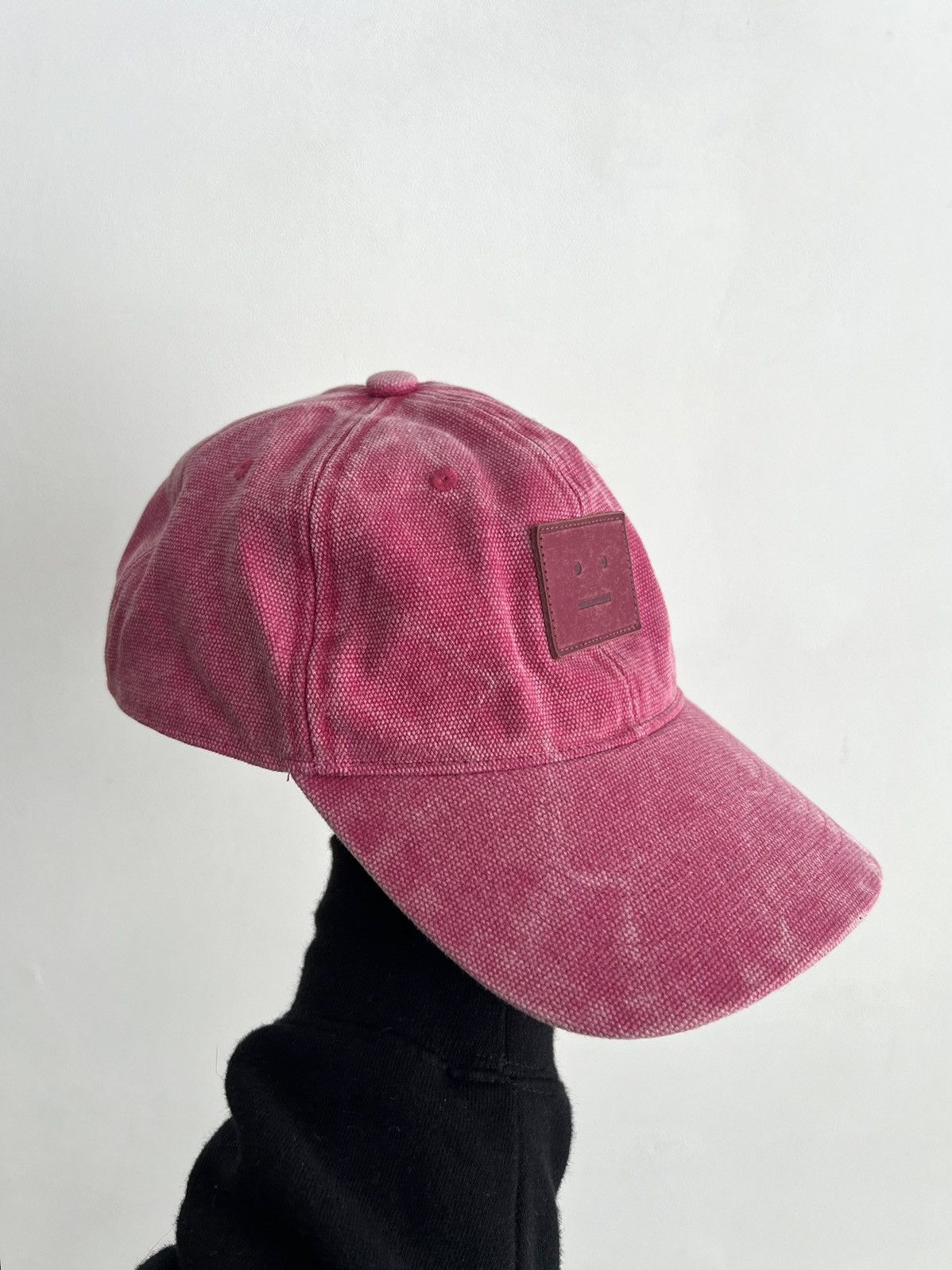 Acne Studios 🔥Acne Studios Pink Faded Canvas Heavy Leather Patch Cap Size ONE SIZE - 12 Thumbnail