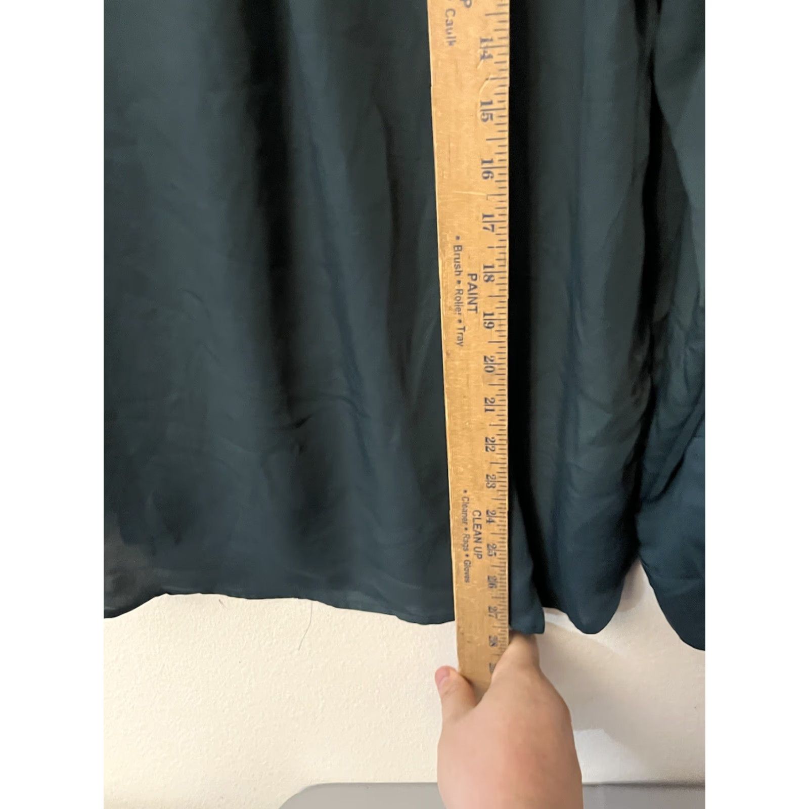 H&M H&M Shirt Long Sleeve Button Front Collared Green Polyester Blend Size 12 Size XL / US 12-14 / IT 48-50 - 4 Thumbnail