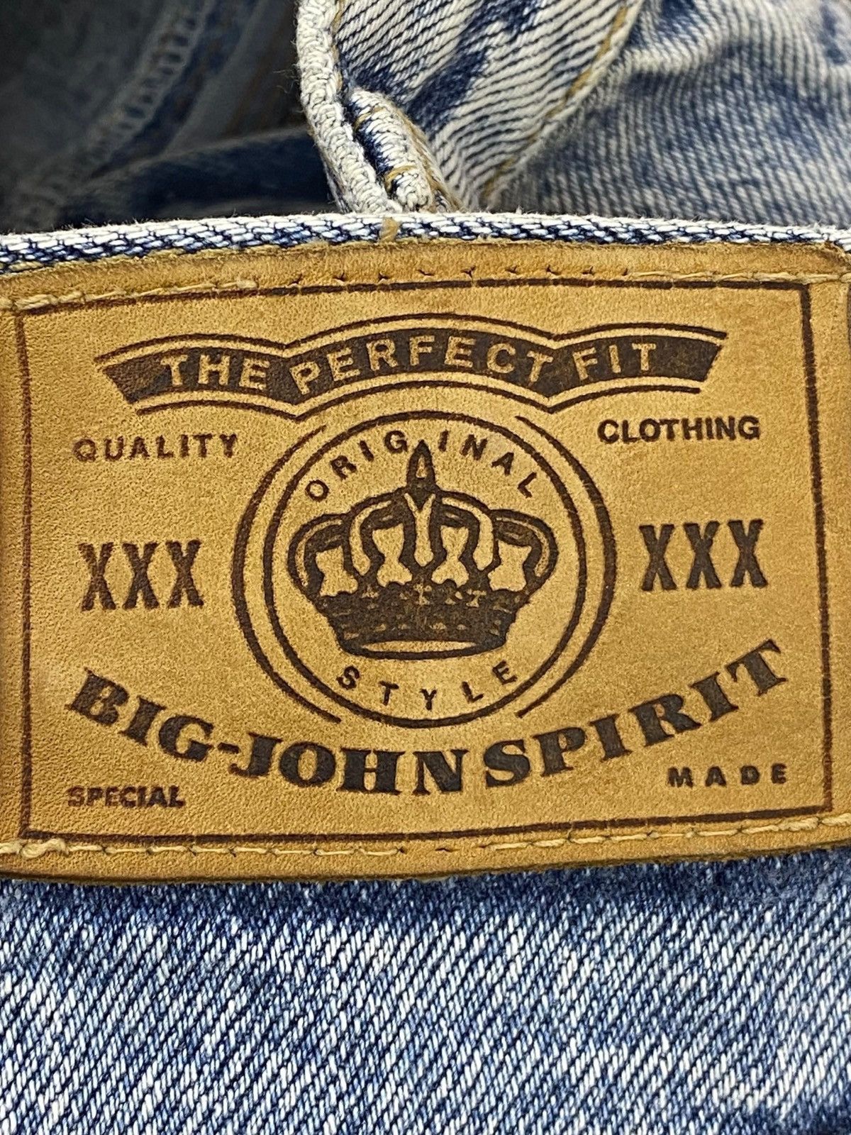 Big John Big John Acid Blue Wash Style Baggy Jeans Size US 30 / EU 46 - 11 Thumbnail