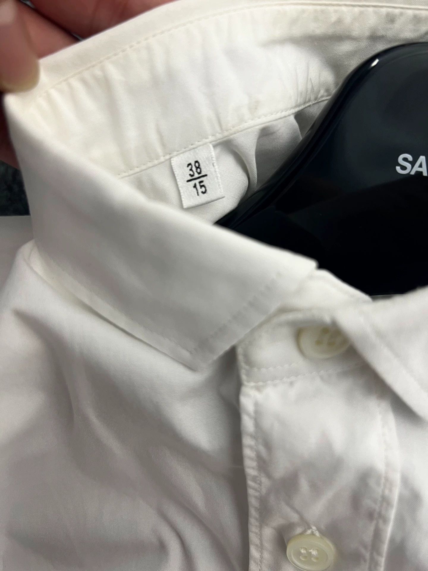 Saint Laurent Paris Saint Laurent Spring/Summer 2015 White Square Collar Shirt Size US S / EU 44-46 / 1 - 4 Thumbnail