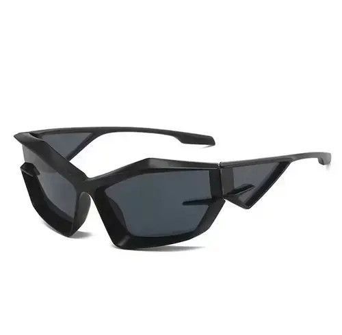 Jewelry Cyber Black Sunglasses Retro Punk Archive Cosplay Jewelry Size ONE SIZE - 2 Thumbnail