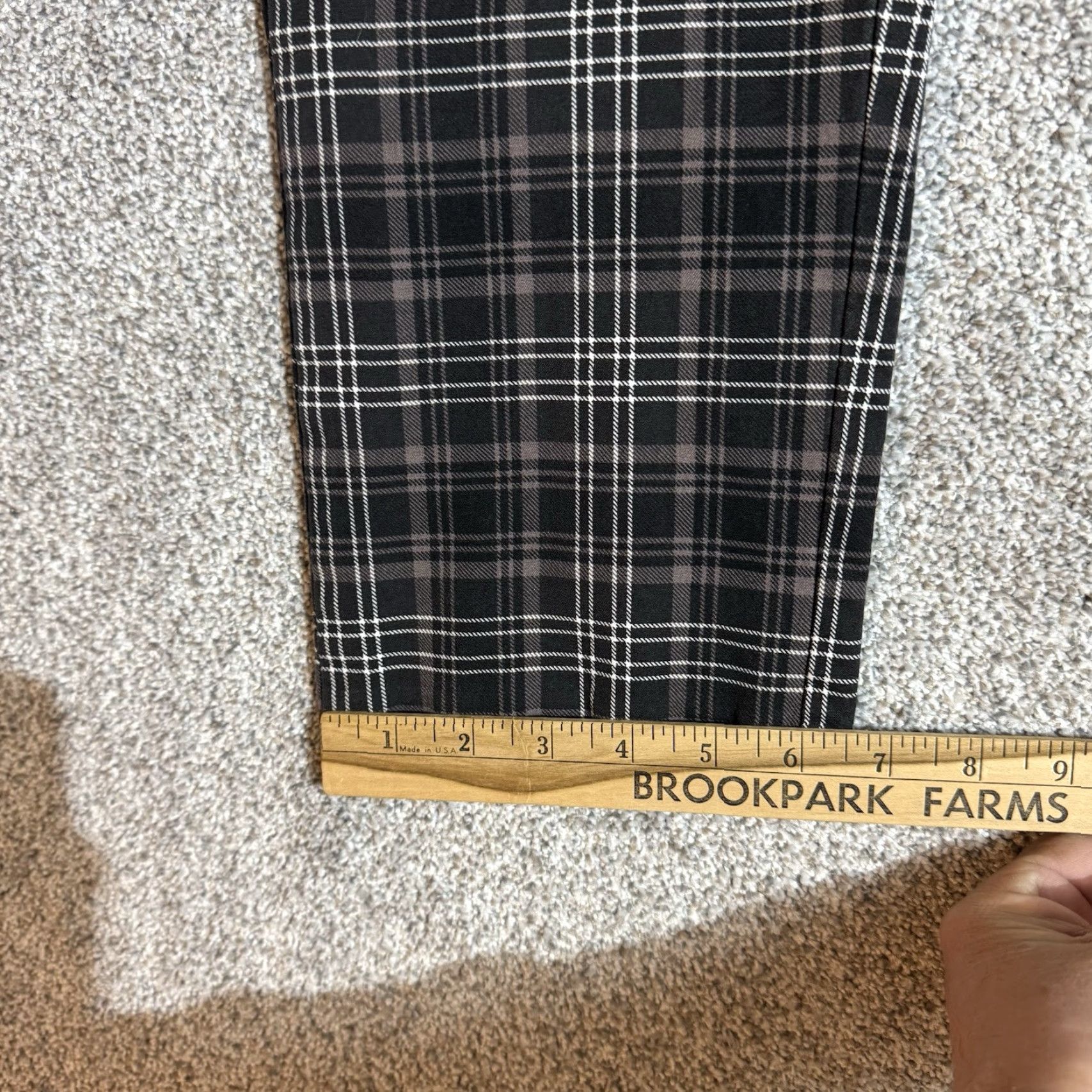 Isaac Mizrahi Isaac Mizrahi Live Pants Womens Size 10 Plaid Preppy Dark Academia Office Retro Size 32" / US 10 / IT 46 - 2 Thumbnail