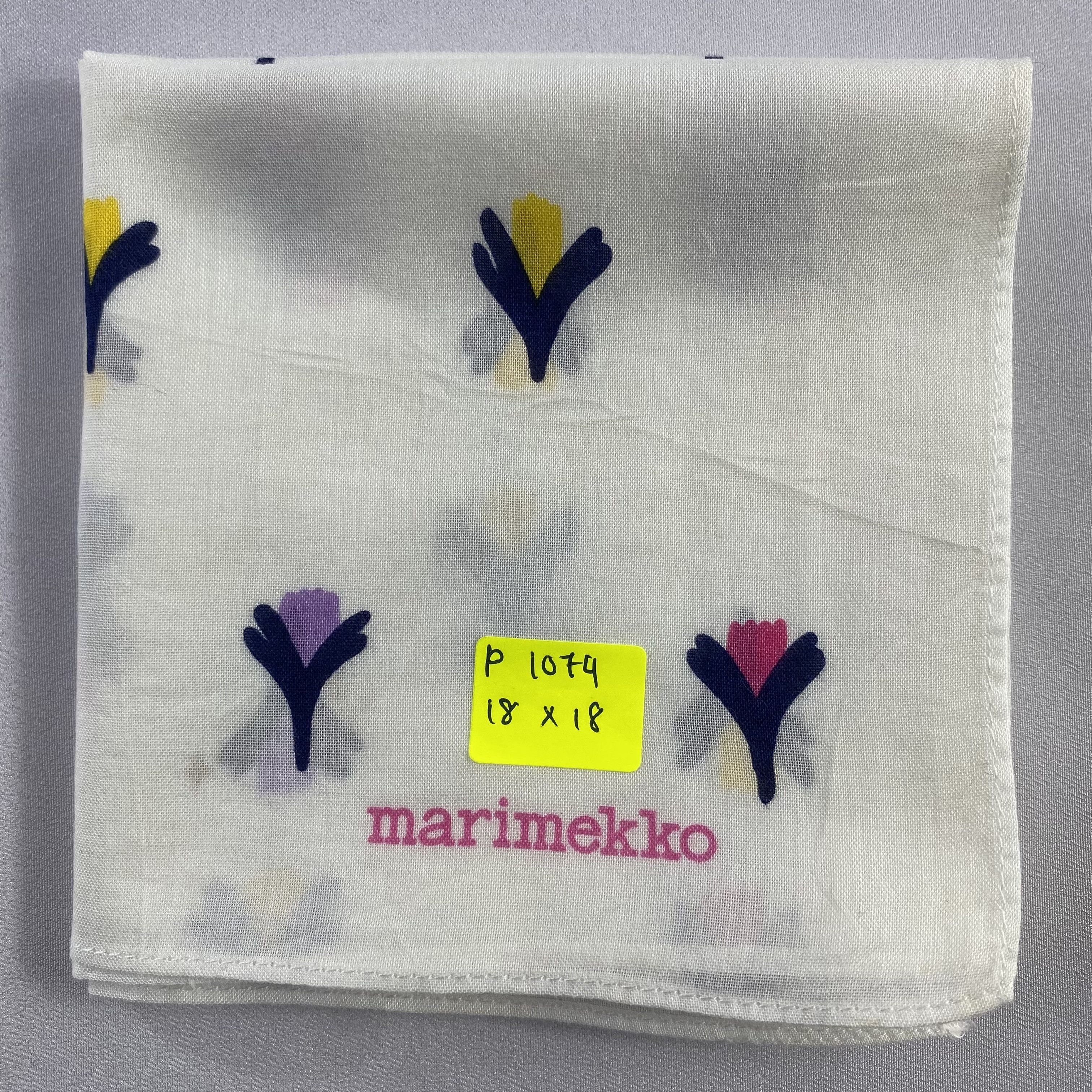 Marimekko × Vintage Marimekko Handkerchief / Neckerchief / Bandana-P1074 Size ONE SIZE - 6 Thumbnail